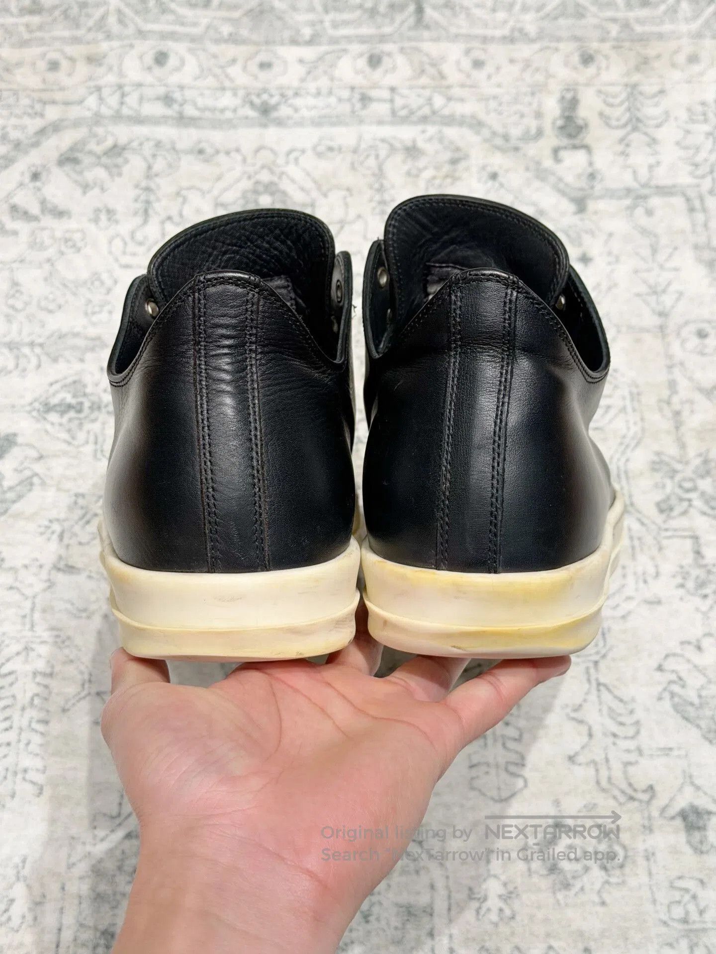Rick Owens Rick Owens x Converse Leather Low Top. Size US 10 / EU 43 - 6 Thumbnail