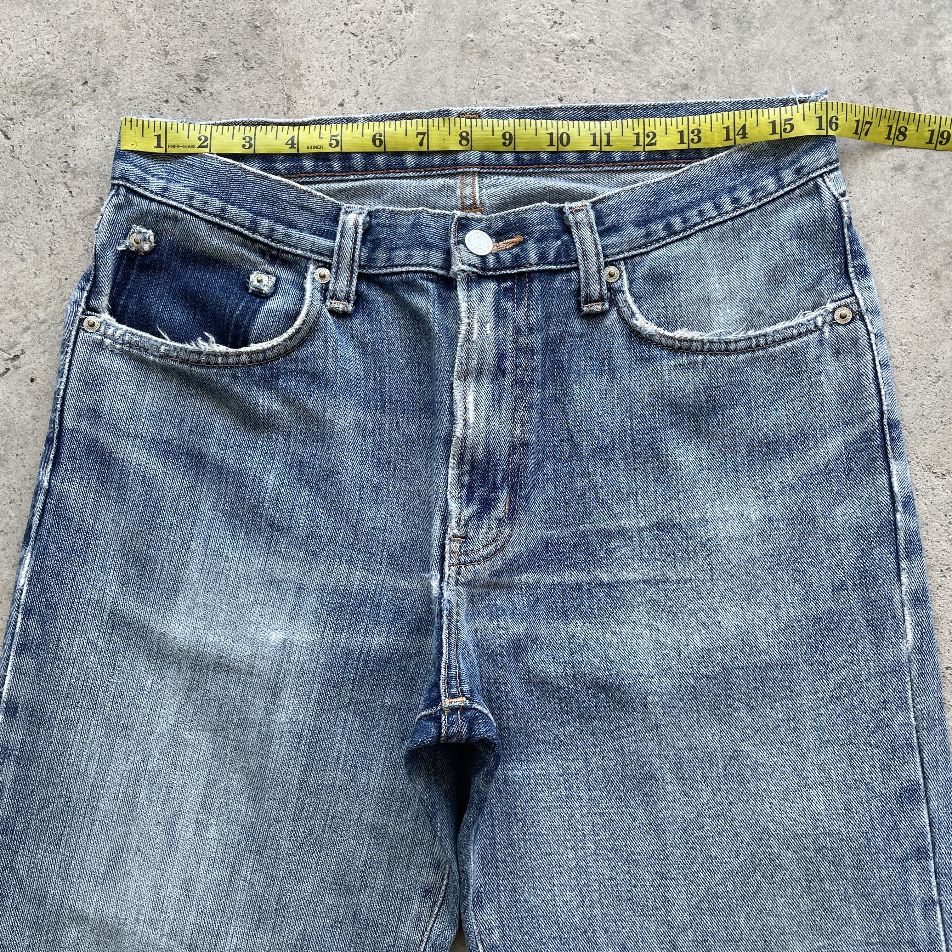 Edwin × Japanese Brand VINTAGE EDWIN FADED DENIM JEANS PANTS W32x30.5 Size US 32 / EU 48 - 5 Thumbnail