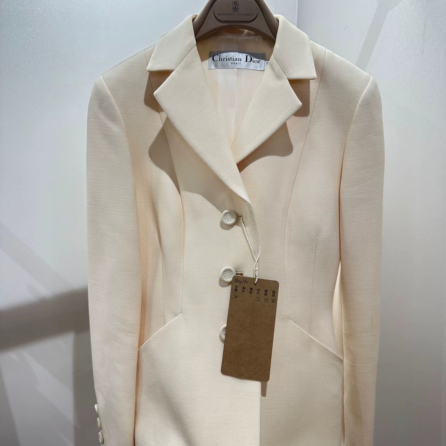 Christian Dior Monsieur Dior Montaigne Wool Single-Breasted Blazer 34 Size XS / US 0-2 / IT 36-38 - 6 Thumbnail