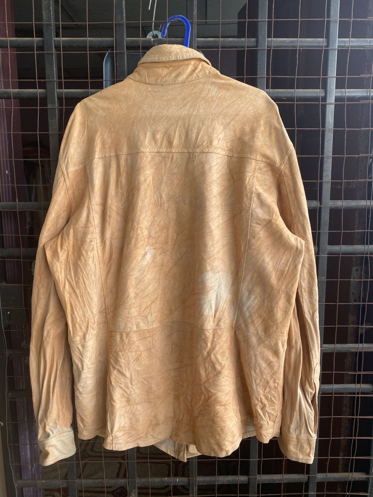 Salvatore Ferragamo 💥Last Drop💥Salvatore Ferragamo Suade Leather Button Down Size US L / EU 52-54 / 3 - 7 Thumbnail