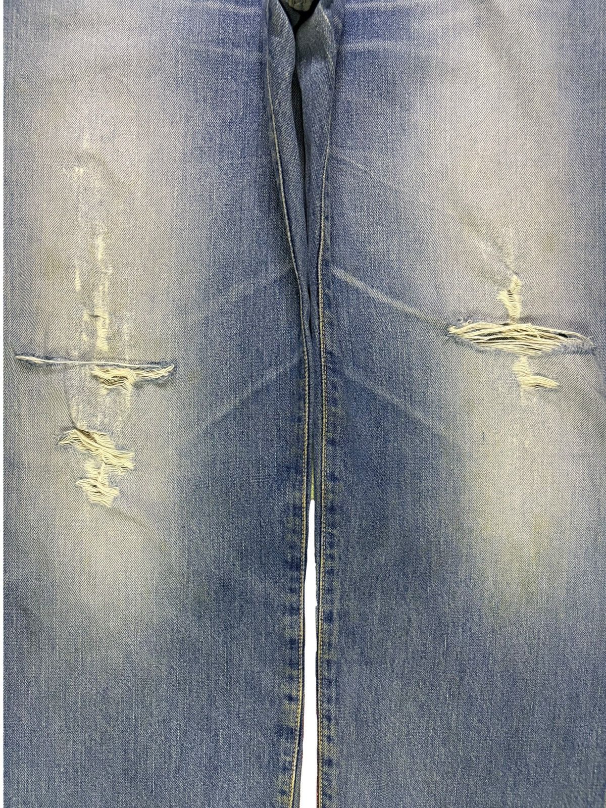 Edwin Vintage Edwin 505SXR Selvedge Distressed Baggy Jeans Size US 32 / EU 48 - 6 Thumbnail