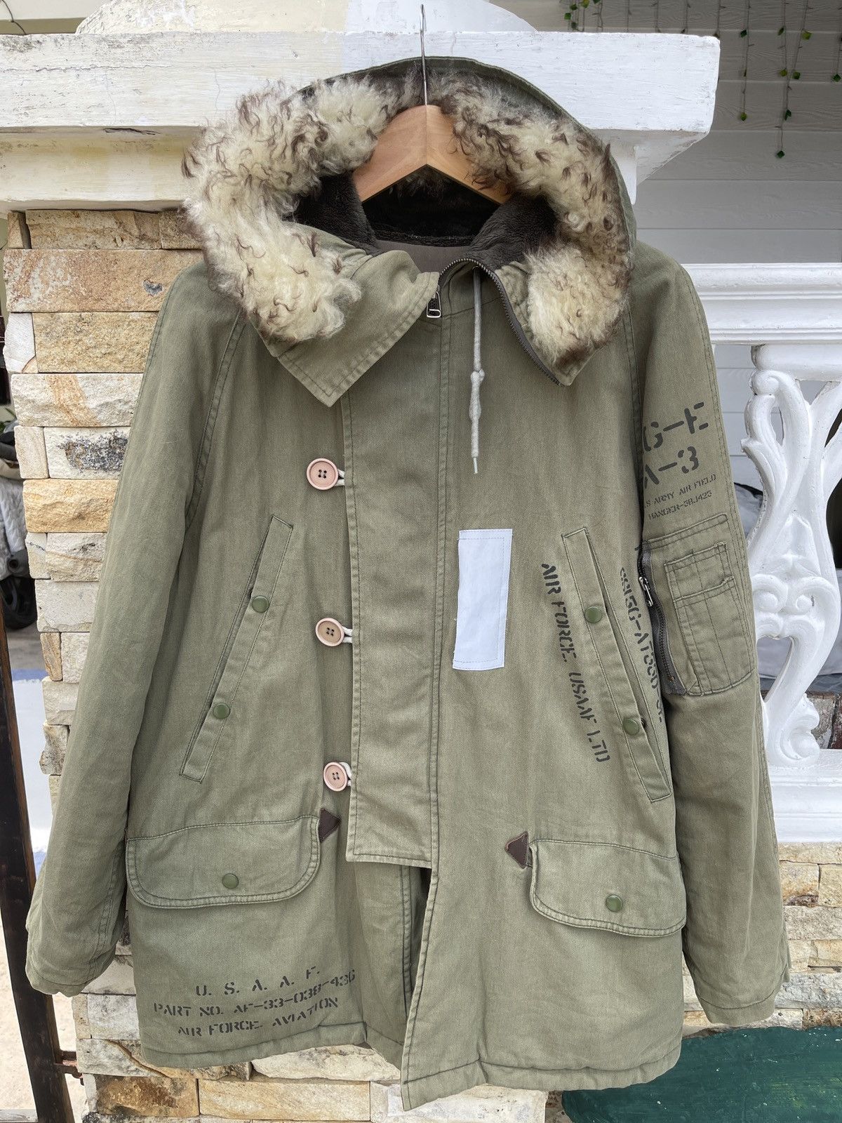 Vintage Last Drop🔥Rare🔥Vtg USAAF Us Army Cold Weather Parka Jacket Size US XL / EU 56 / 4 - 9 Thumbnail