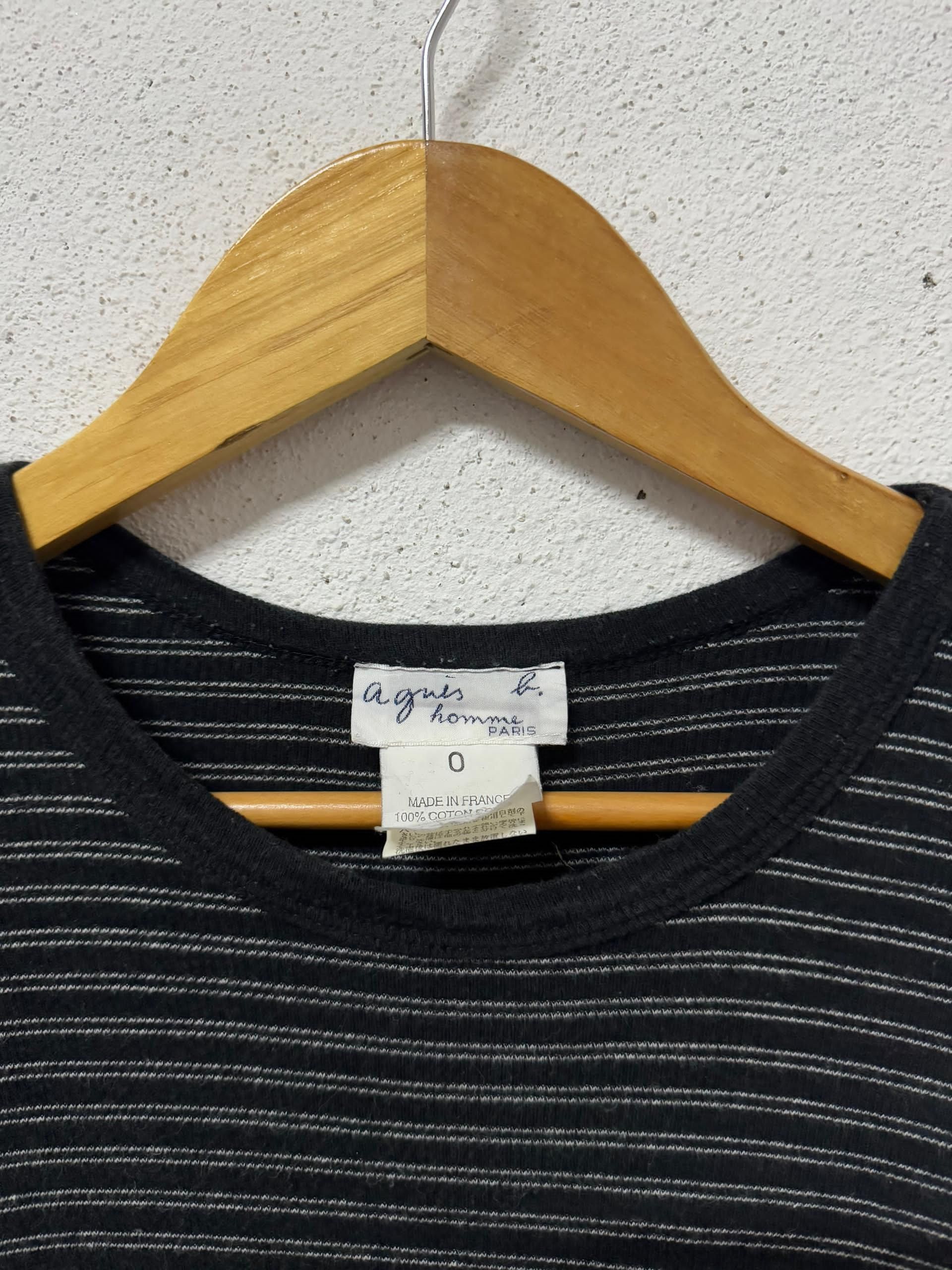 agnes b. Agnes b stripes tee strecth cotton Size XS / US 0-2 / IT 36-38 - 5 Thumbnail