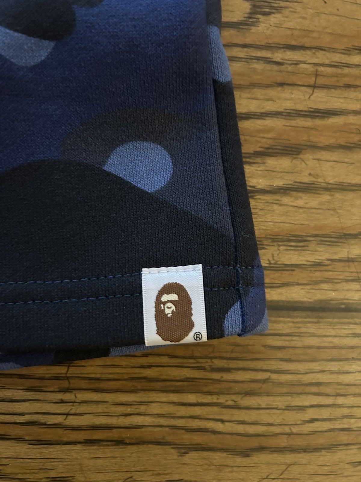 Bape NEW Bape Navy Camo Sweat Shorts Size US 36 / EU 52 - 8 Thumbnail