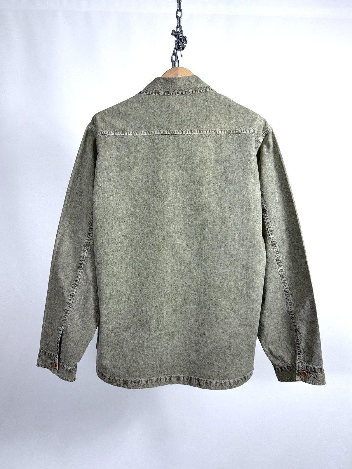 Our Legacy Our Legacy Garment Dyed Cargo Pockets Overshirt Size US XL / EU 56 / 4 - 14 Thumbnail