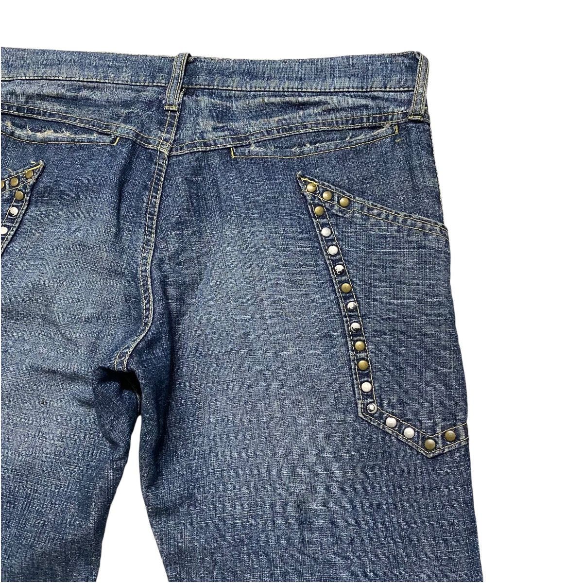 ABAHOUSE ABAHOUSE Rusty Denim Studded Jeans Size US 31 - 11 Thumbnail