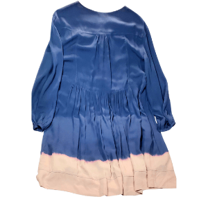 Anthropologie Holding Horses Ombre Blue Pink Dip Dye Mini Dress Sz Small Size S / US 4 / IT 40 - 6 Thumbnail