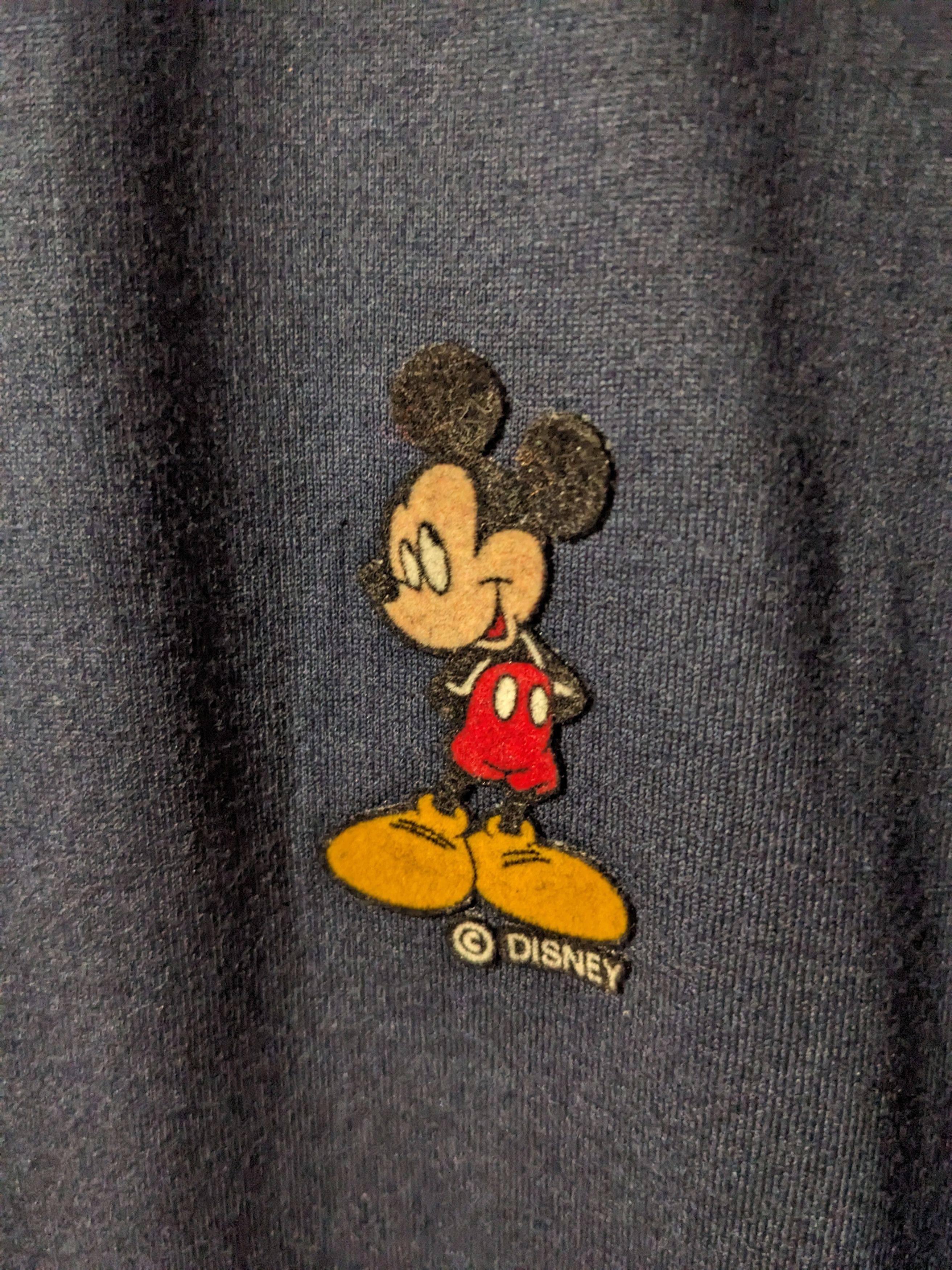 Disney × Mickey Unlimited × Vintage Vintage 90s Mickey Mouse Disney Unlimited Big Print T-Shirt Size US XL / EU 56 / 4 - 2 Thumbnail