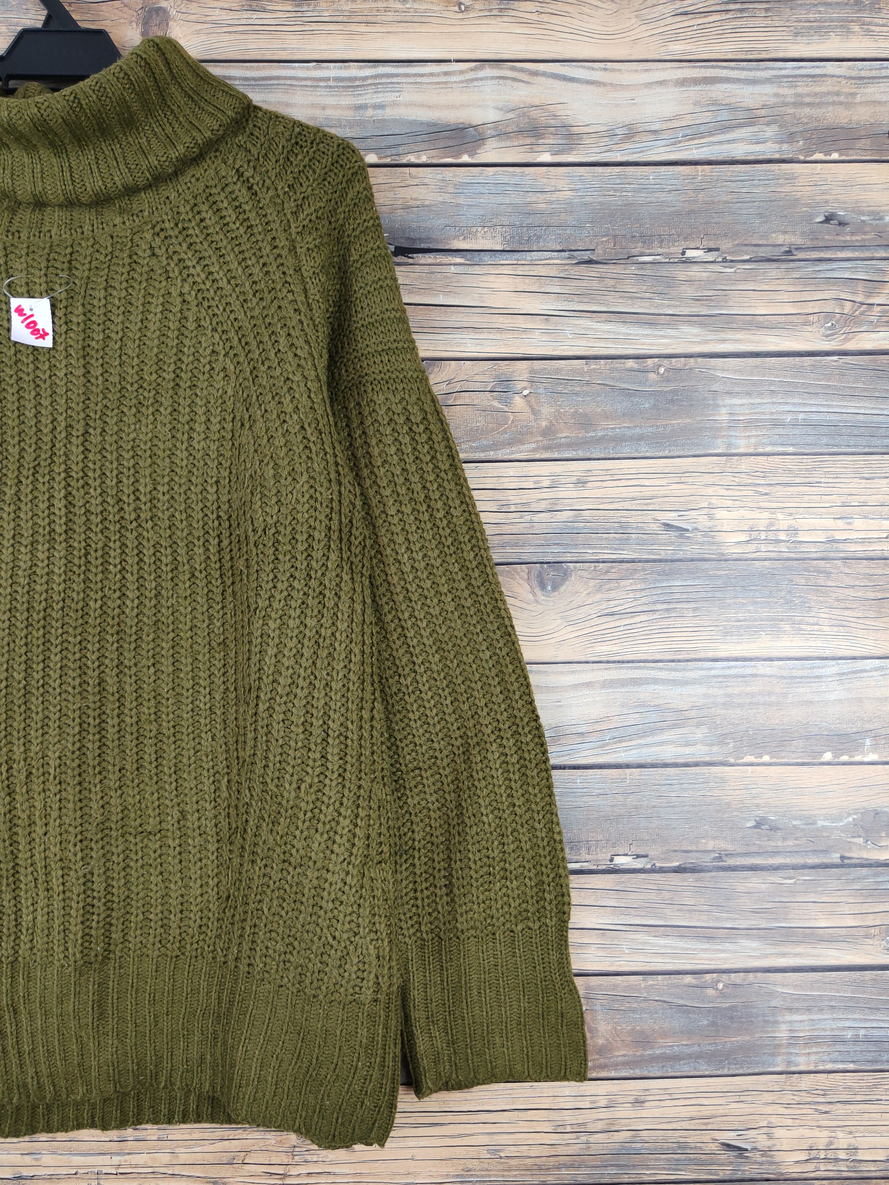 Japanese Brand W Closet Olive Knitwear Sweatshirts #W1007 Size US L / EU 52-54 / 3 - 5 Thumbnail