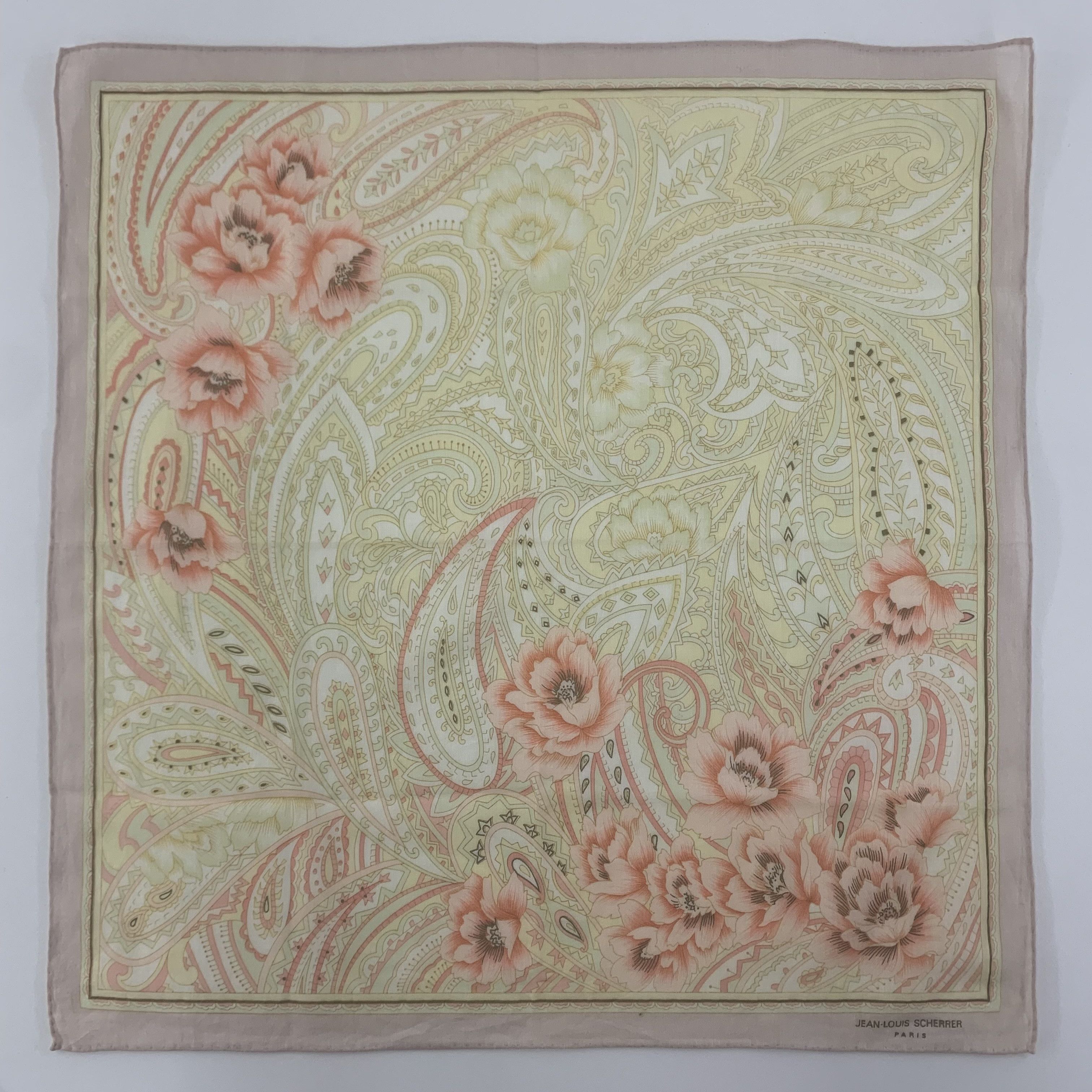 Jean-Louis Scherrer Jean Louis Scherrer Handkerchief Bandana Neckerchief TB3434 Size ONE SIZE - 2 Thumbnail