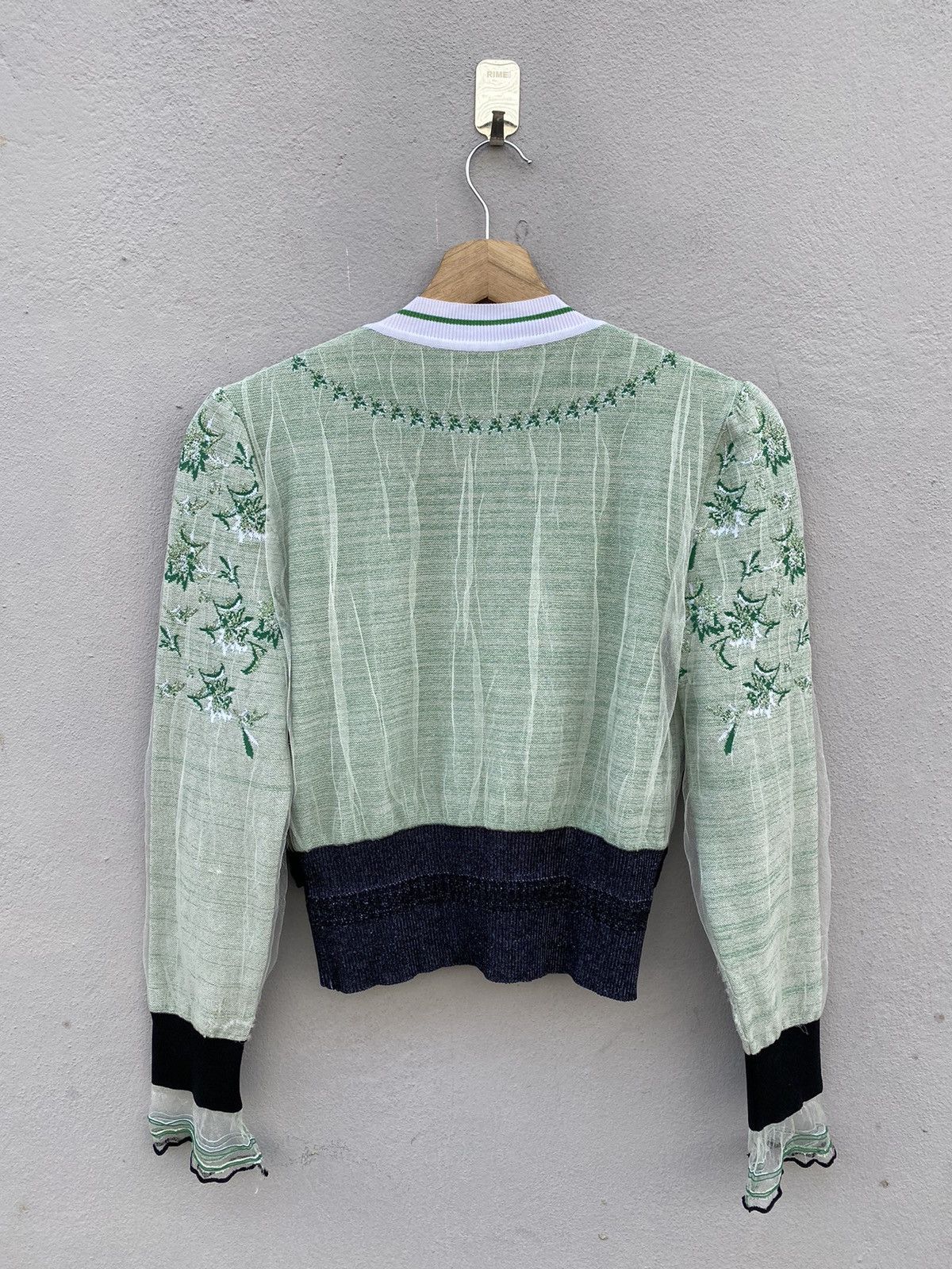 Japanese Brand Mame Kurogouchi Floral Japanese Designer Size S / US 4 / IT 40 - 17 Thumbnail