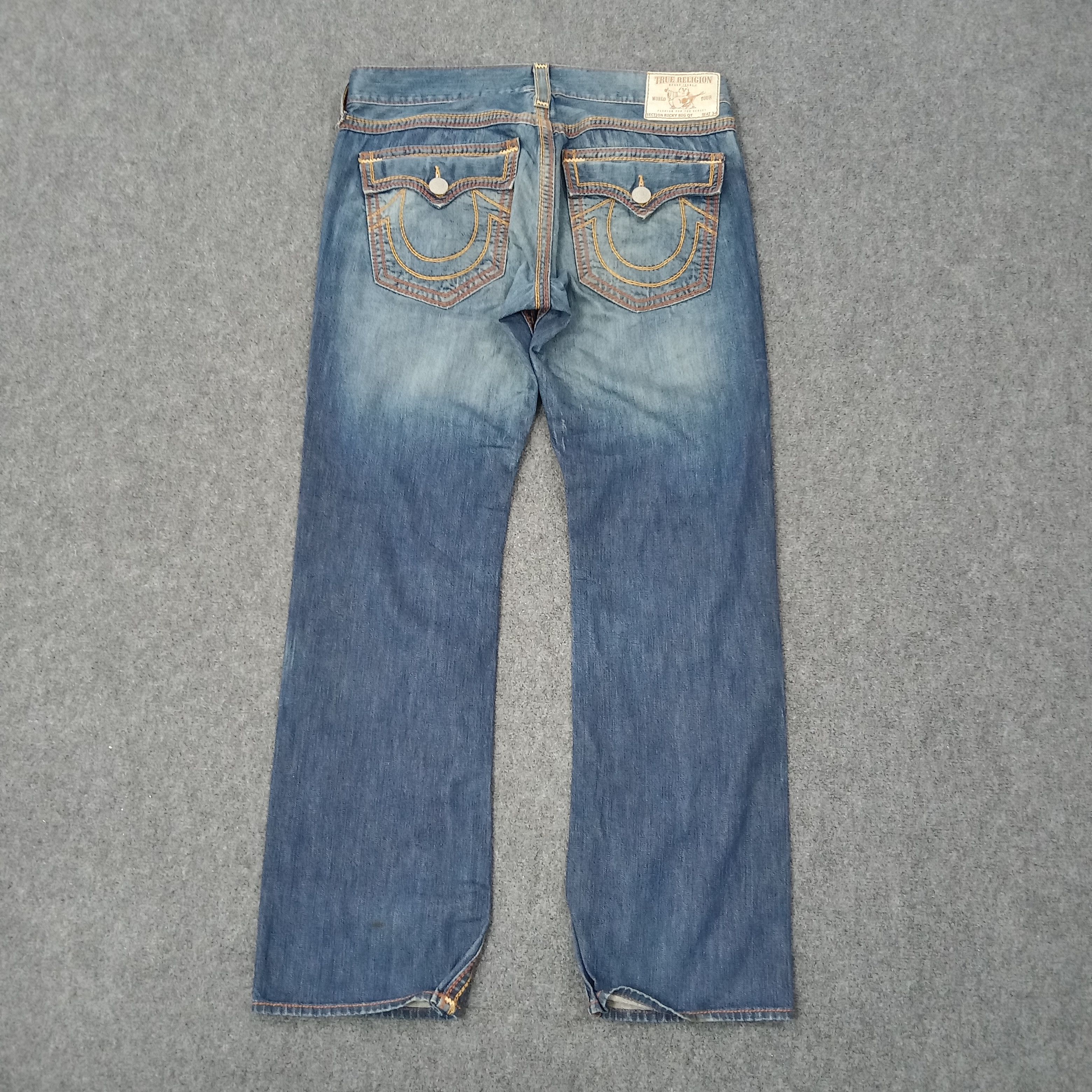 True Religion True Religion American Denim Jeans C258N5 Size US 37 - 6 Thumbnail