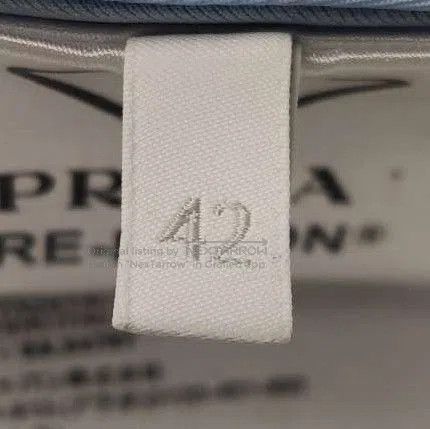 Prada Prada Triangle Logo Silk Bralette in Light Blue . Size L / US 10 / IT 46 - 7 Thumbnail