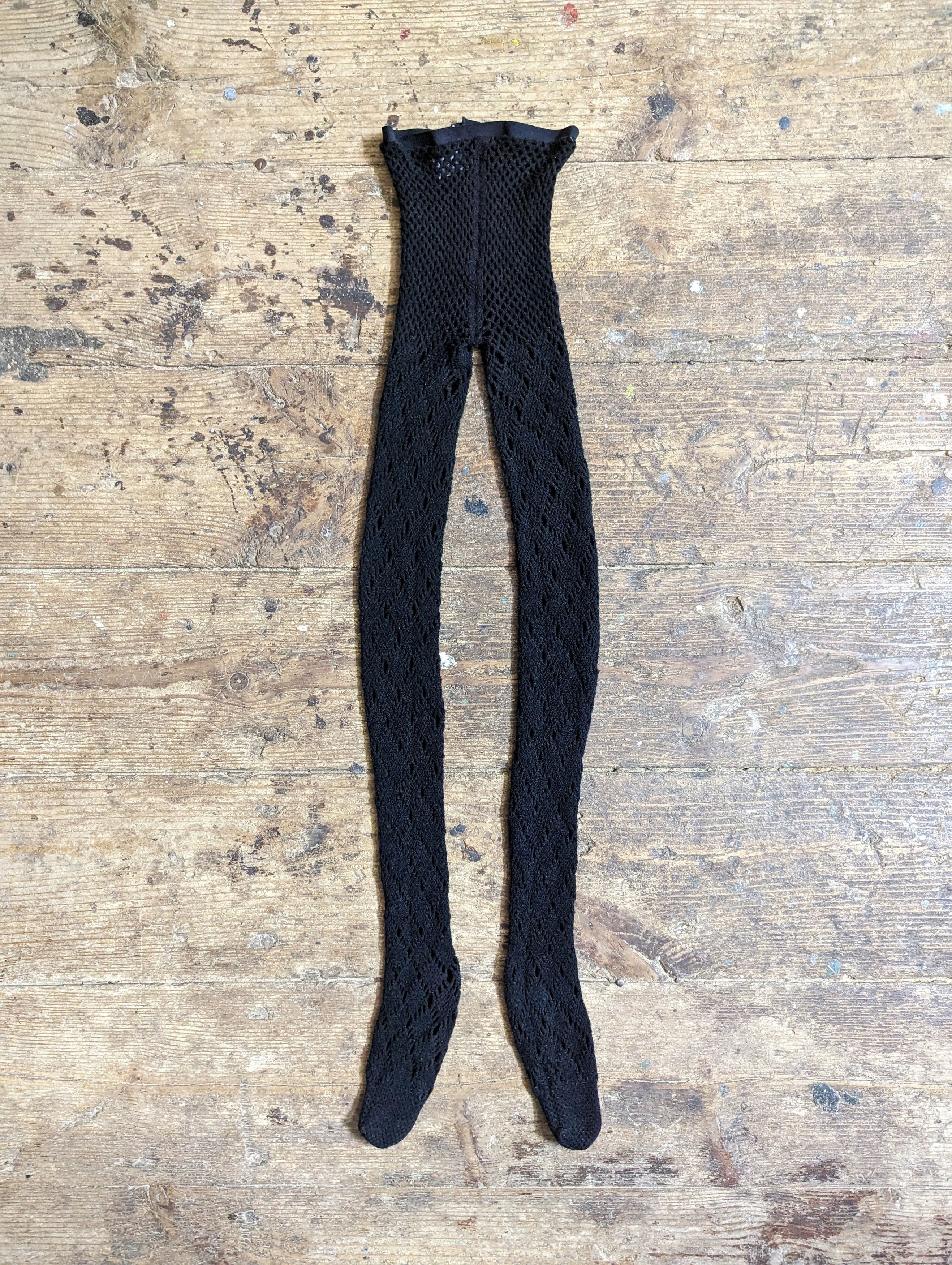 Rare! 00s Y's Yohji Yamamoto Cobweb Mesh Leggings Tights