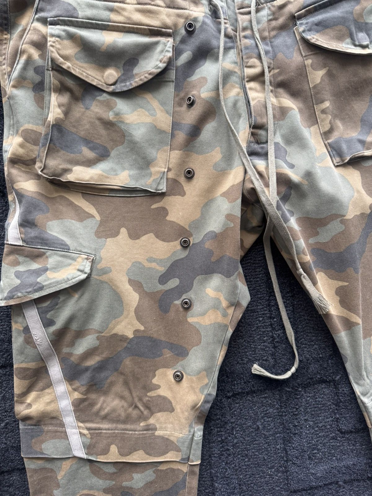 Greg Lauren Greg Lauren Camouflage Cargo Pants Size US 38 / EU 54 - 3 Thumbnail