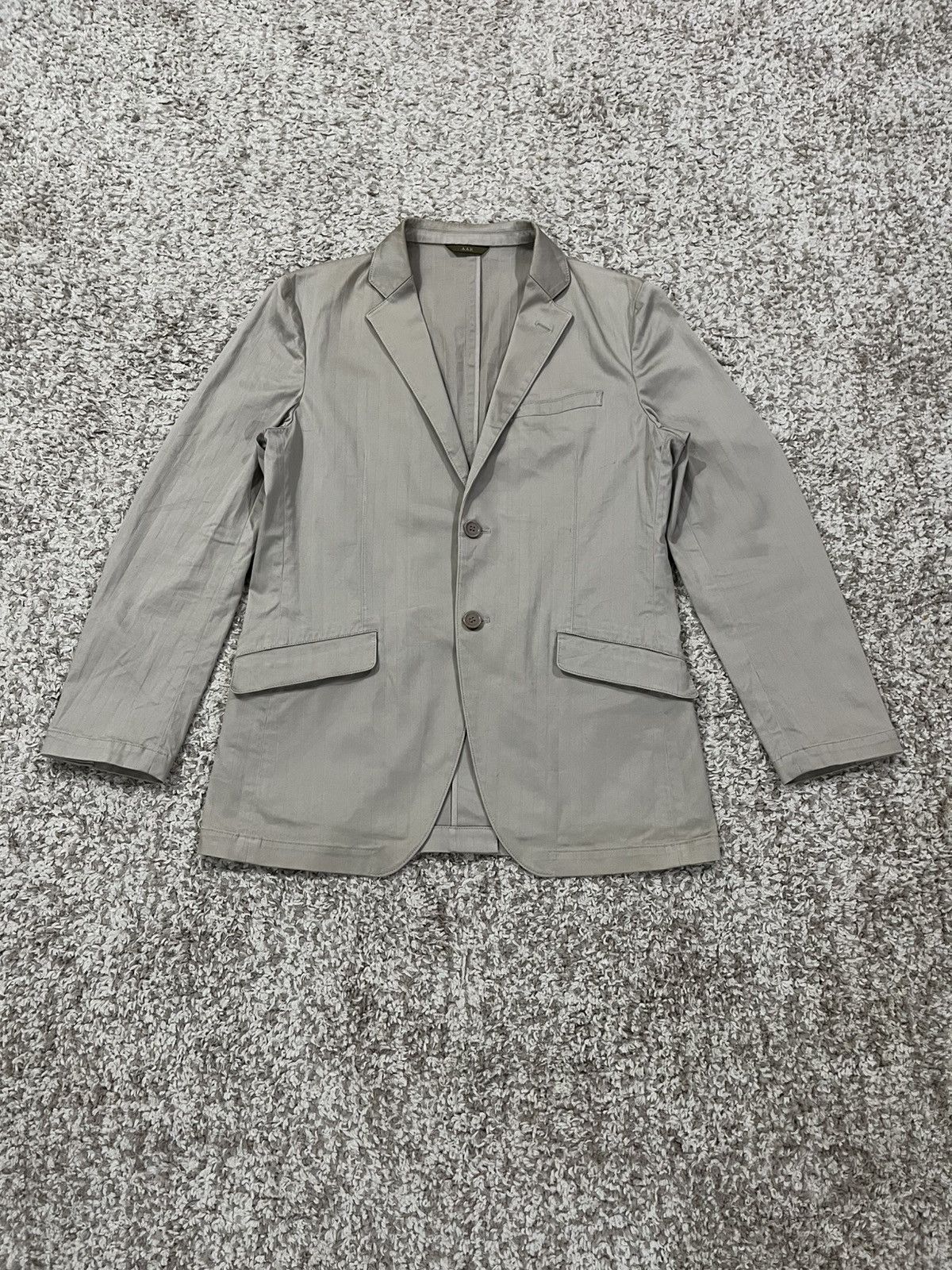 Yohji Yamamoto Yohji Yamamoto AAR Beige Blazer Jacket Size L / US 10 / IT 46 - 2 Thumbnail