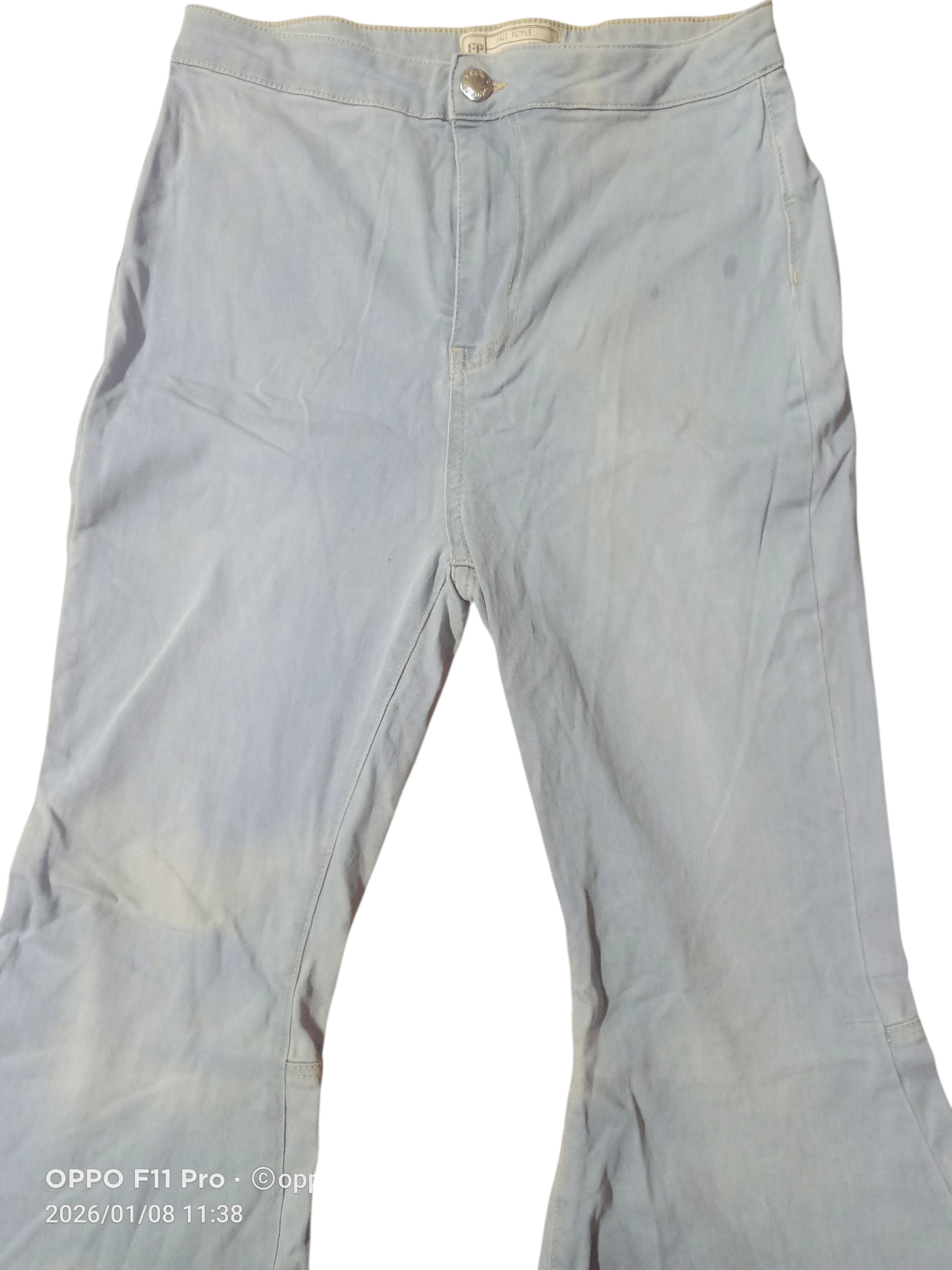 Le Grande Bleu (L.G.B.) 🌟 Free People Big Flare Denim Men 🌟 Size US 29 - 3 Thumbnail