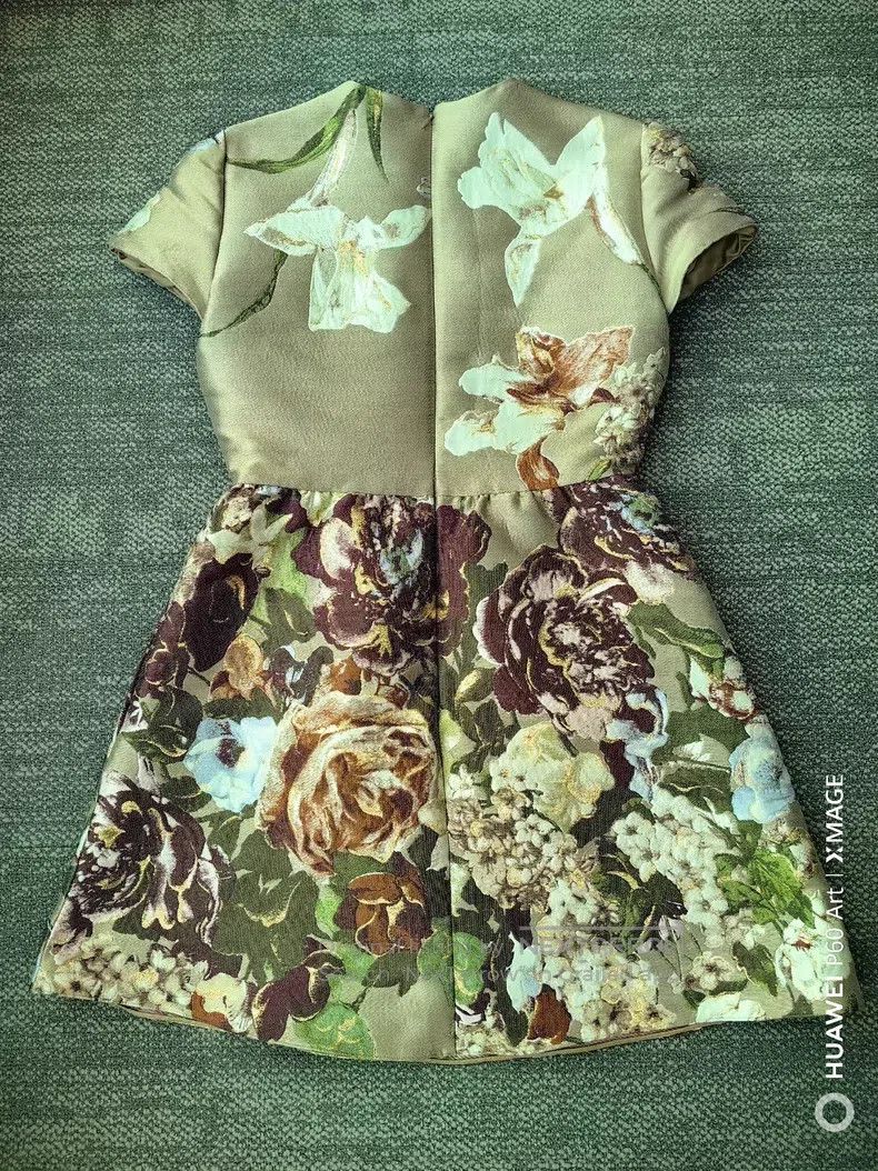 Valentino Valentino Brocade floral short-sleeved dress Size S / US 4 / IT 40 - 5 Thumbnail