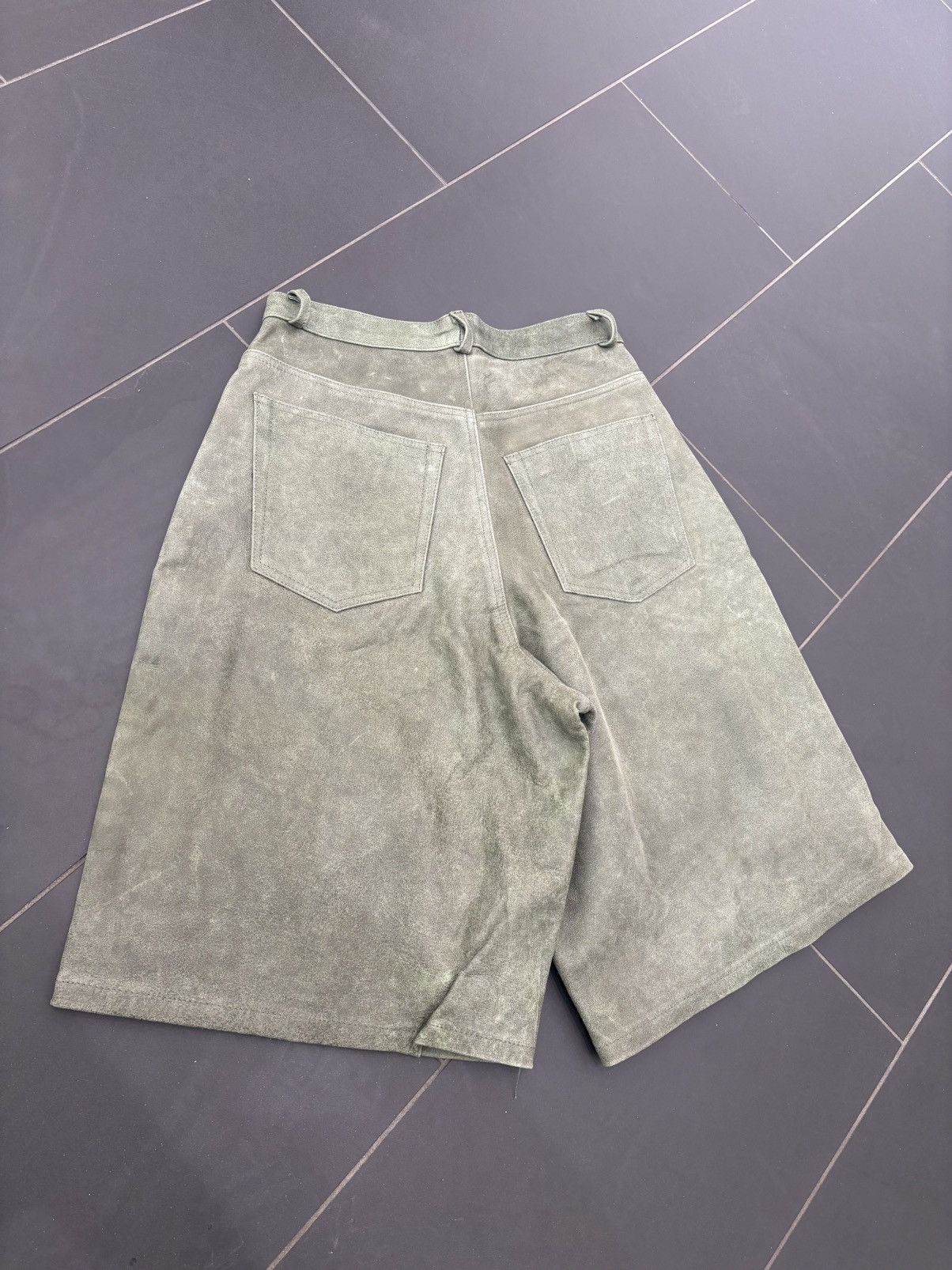 The GV Gallery THE GV GALLERY LEATHER SHORTS ‘JADE’ Size US 30 / EU 46 - 3 Thumbnail