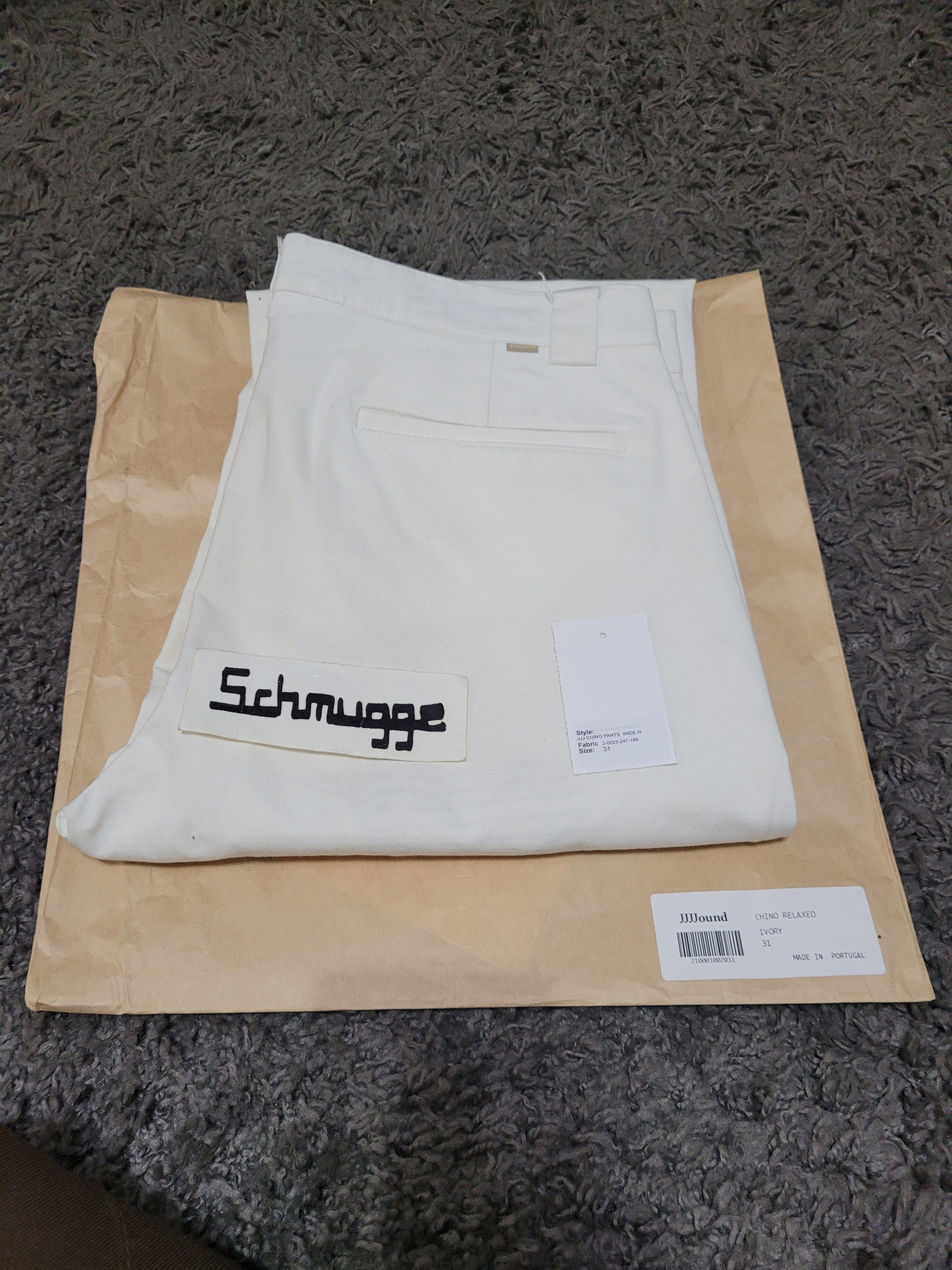 JJJJound JJJJOUND RELAXED CHINO PANTS Size US 31 - 8 Thumbnail