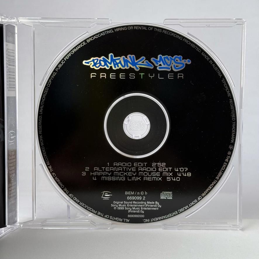 Sony BOMFUNK MC'S - Freestyler 1999 CD Single Size ONE SIZE - 4 Thumbnail