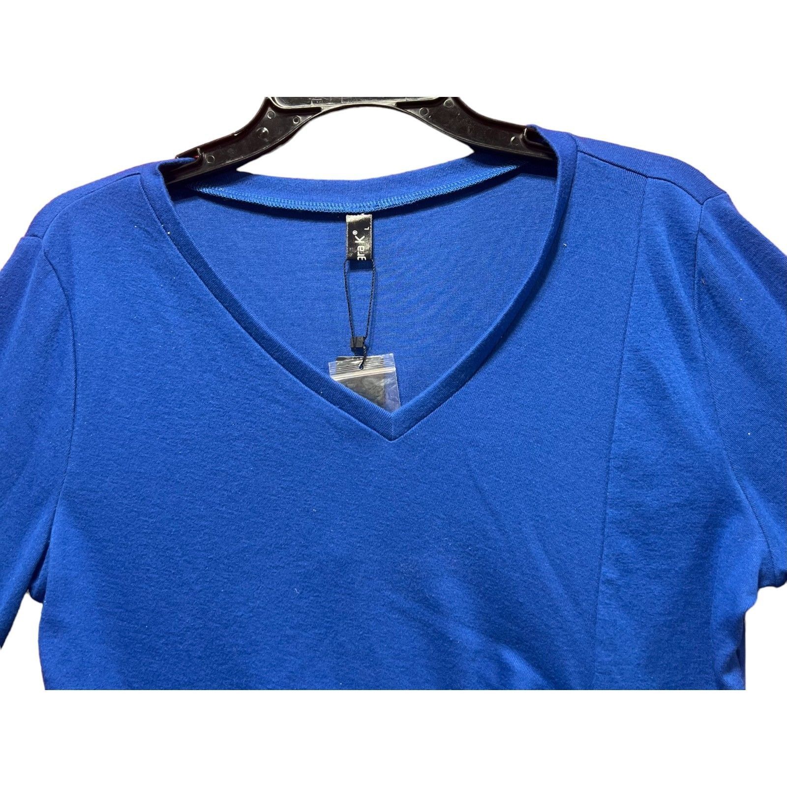 Other Allegra K - Women's V-Neck 3/4Sleeve Solid Knitted Button De Size L / US 10 / IT 46 - 14 Thumbnail