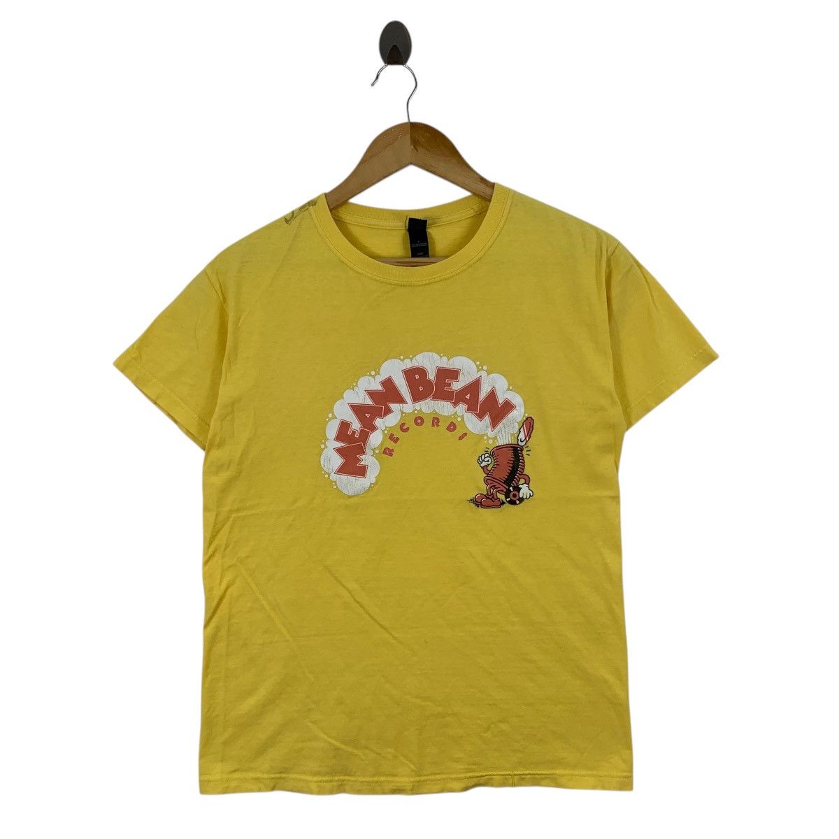 Vintage MEAN BEAN RECORDS Power Pop Punk Band Short Sleeve Tshirt Size US S / EU 44-46 / 1 - 1 Thumbnail