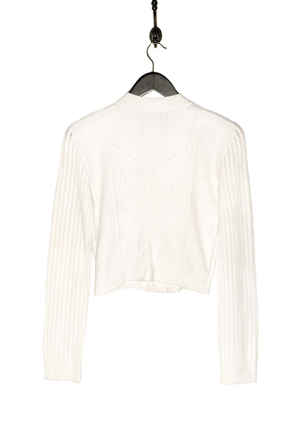 Balmain Balmain Gold Buttons White Cropped Cardigan Sweater Size S / US 4 / IT 40 - 5 Thumbnail