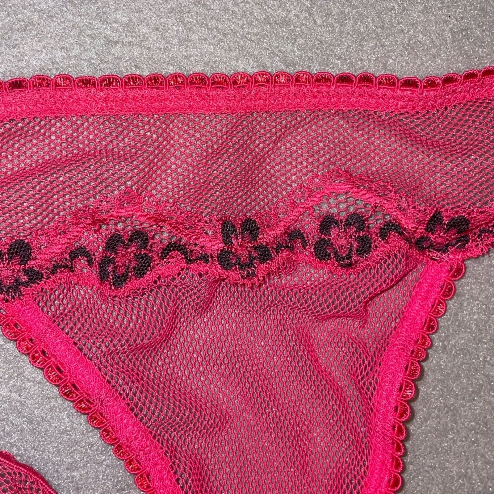 Victoria's Secret Victoria’s Secret Sexy Little Things thong Hot Pink Panties Size ONE SIZE - 8 Thumbnail