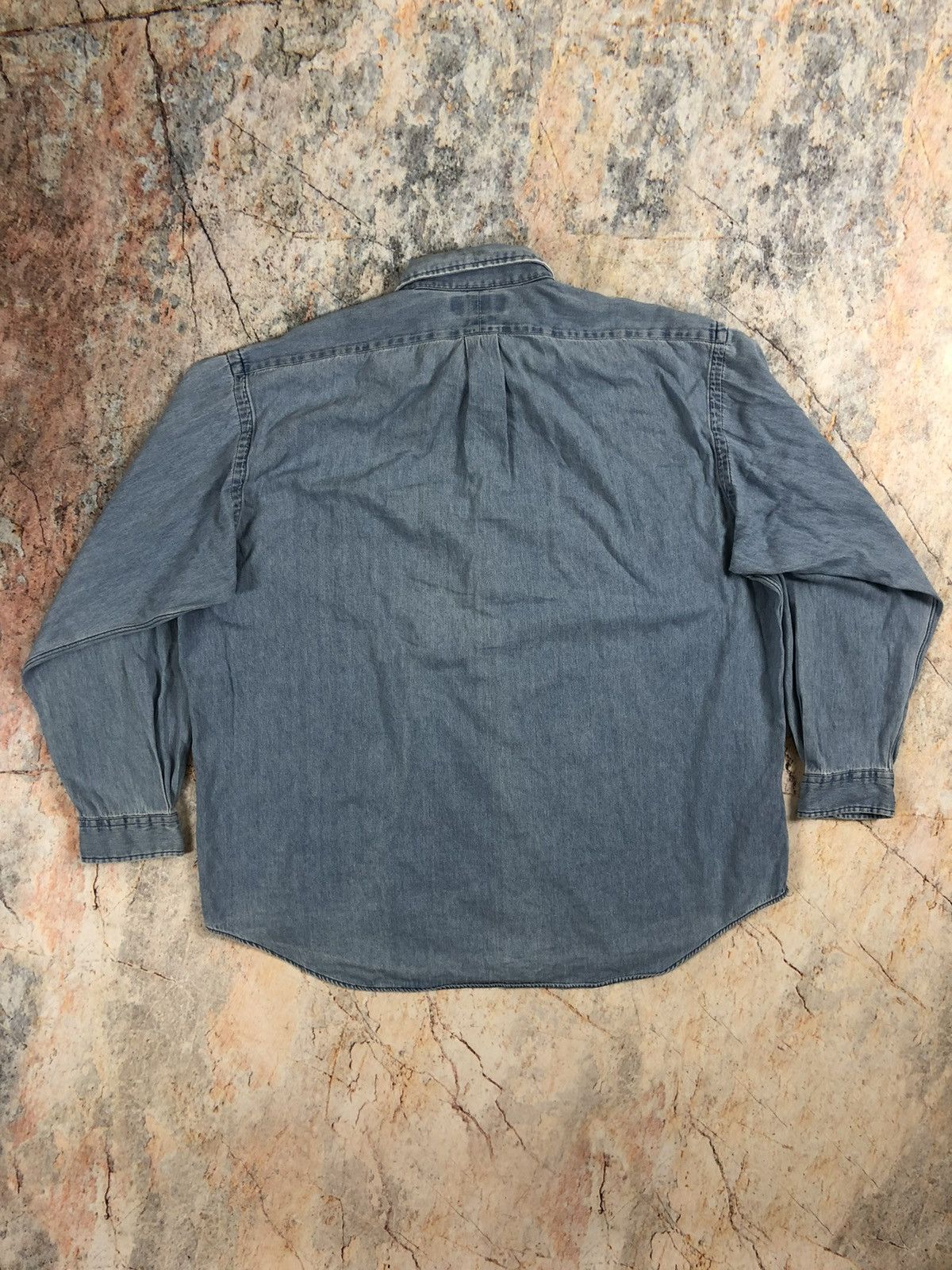 Polo Ralph Lauren × Vintage Polo Ralph Lauren vintage bear denim shirt Size US XXL / EU 58 / 5 - 8 Thumbnail