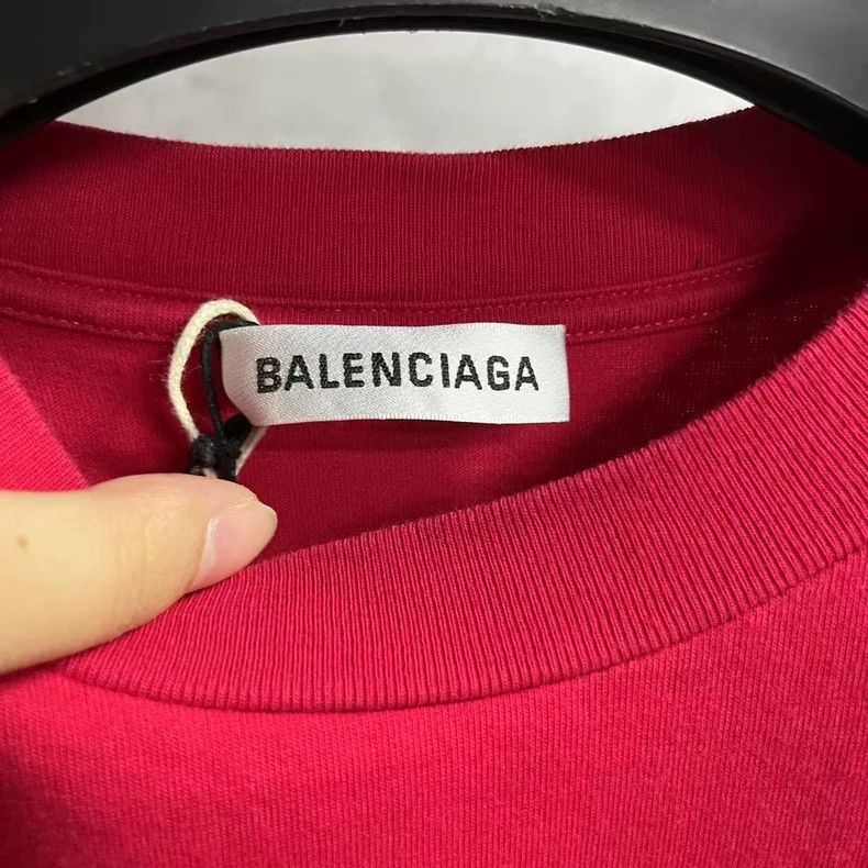 Other Balenciaga Red love letter logo pattern short sleeve Size US S / EU 44-46 / 1 - 4 Thumbnail