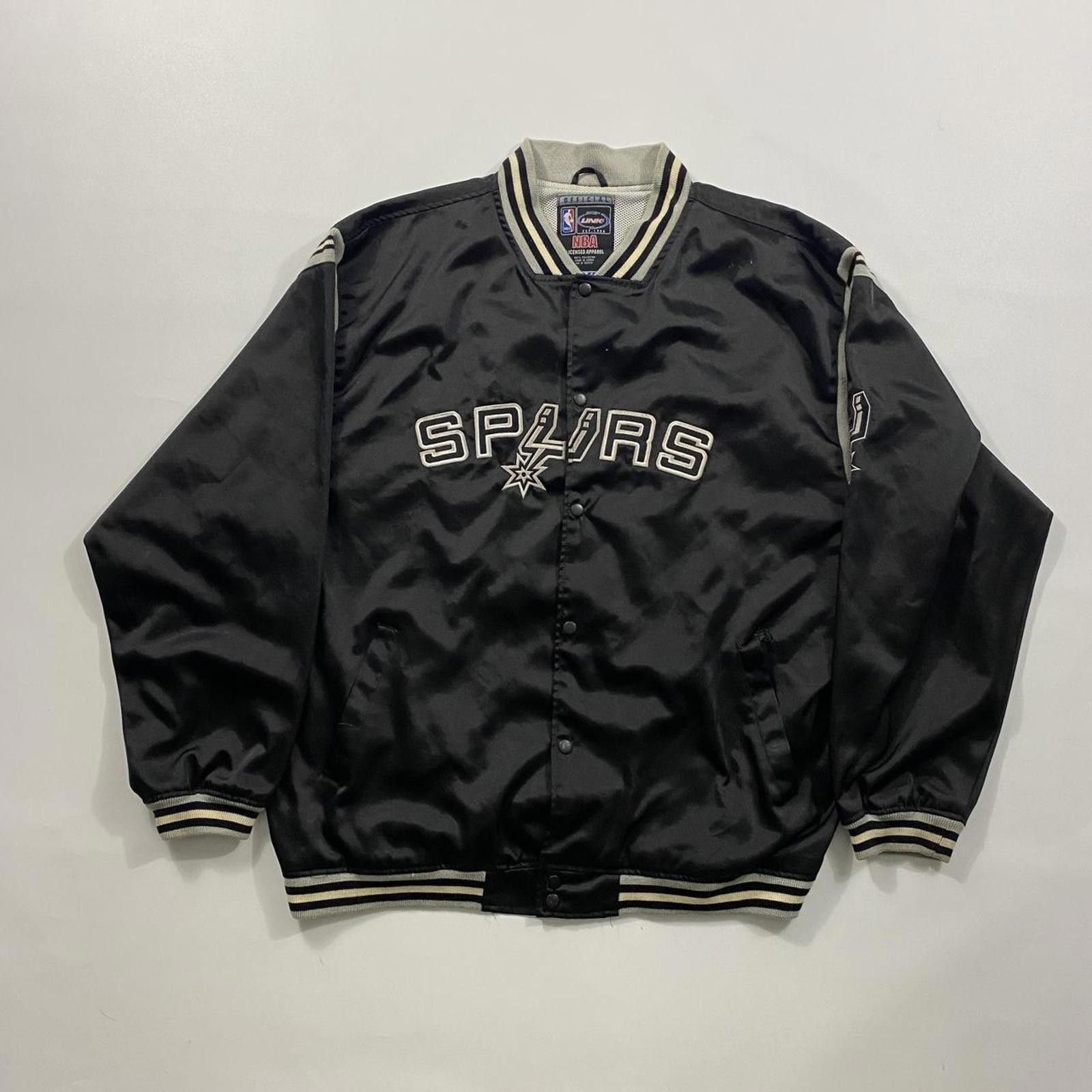 NBA Bock NBA San Antonio Spurs Satin Bomber Jacket Size US XL / EU 56 / 4 - 1 Thumbnail