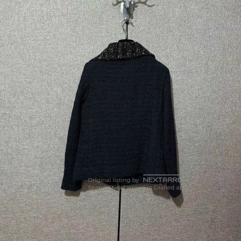 Chanel Chanel Black Cashmere Embroidered Dot Jacket . Size S / US 4 / IT 40 - 3 Thumbnail