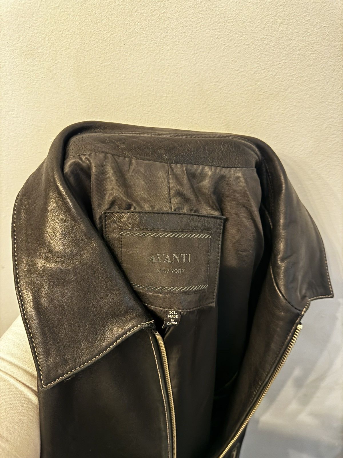 Vintage Avanti Leather Jacket Size US M / EU 48-50 / 2 - 2 Thumbnail