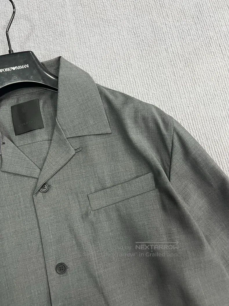 Givenchy Givenchy Wool Jacket Coat Dark Grey Size US M / EU 48-50 / 2 - 3 Thumbnail