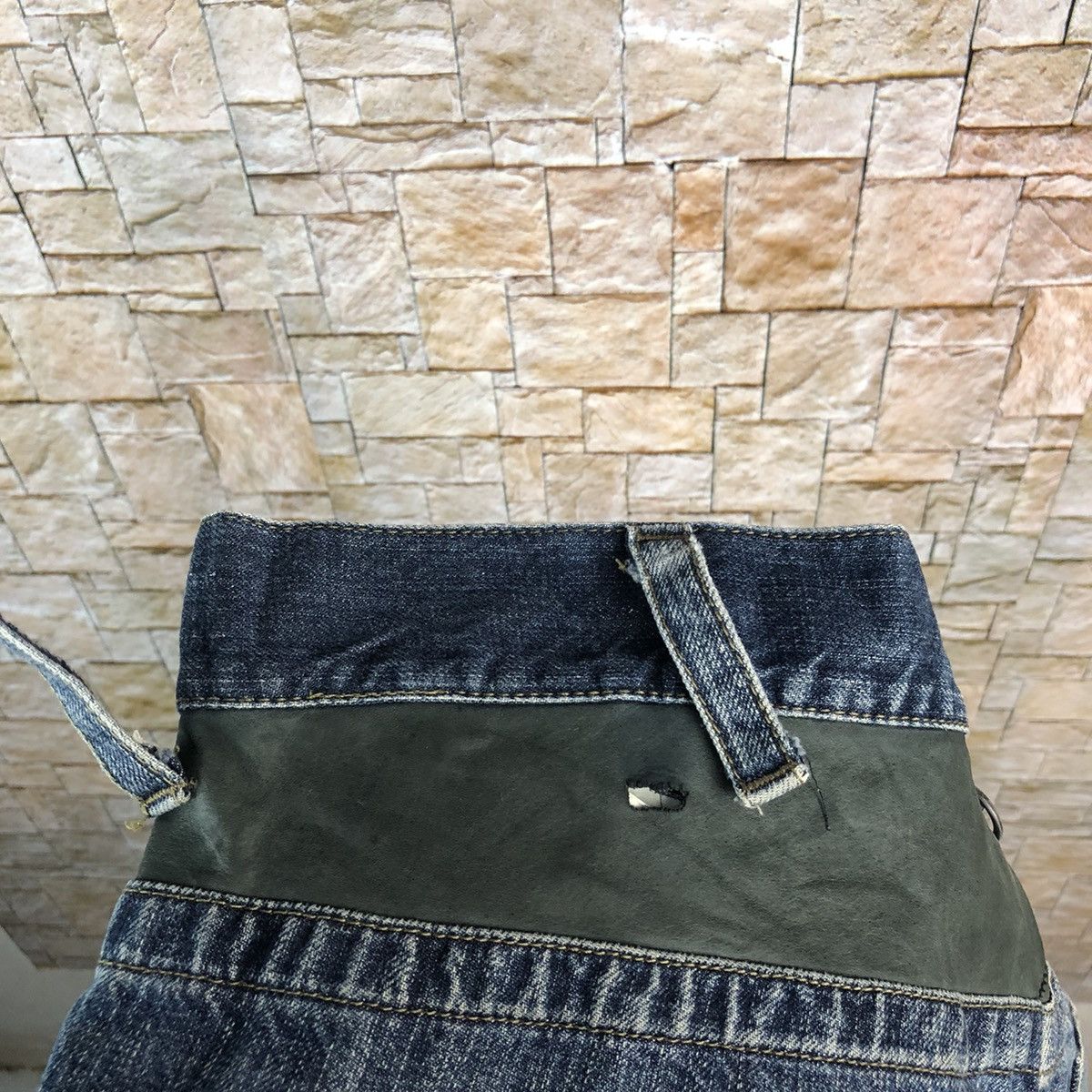 Emporio Armani Emporio Armani Blue ripped distressed Denim Pants #7582 Size US 40 / EU 56 - 20 Thumbnail