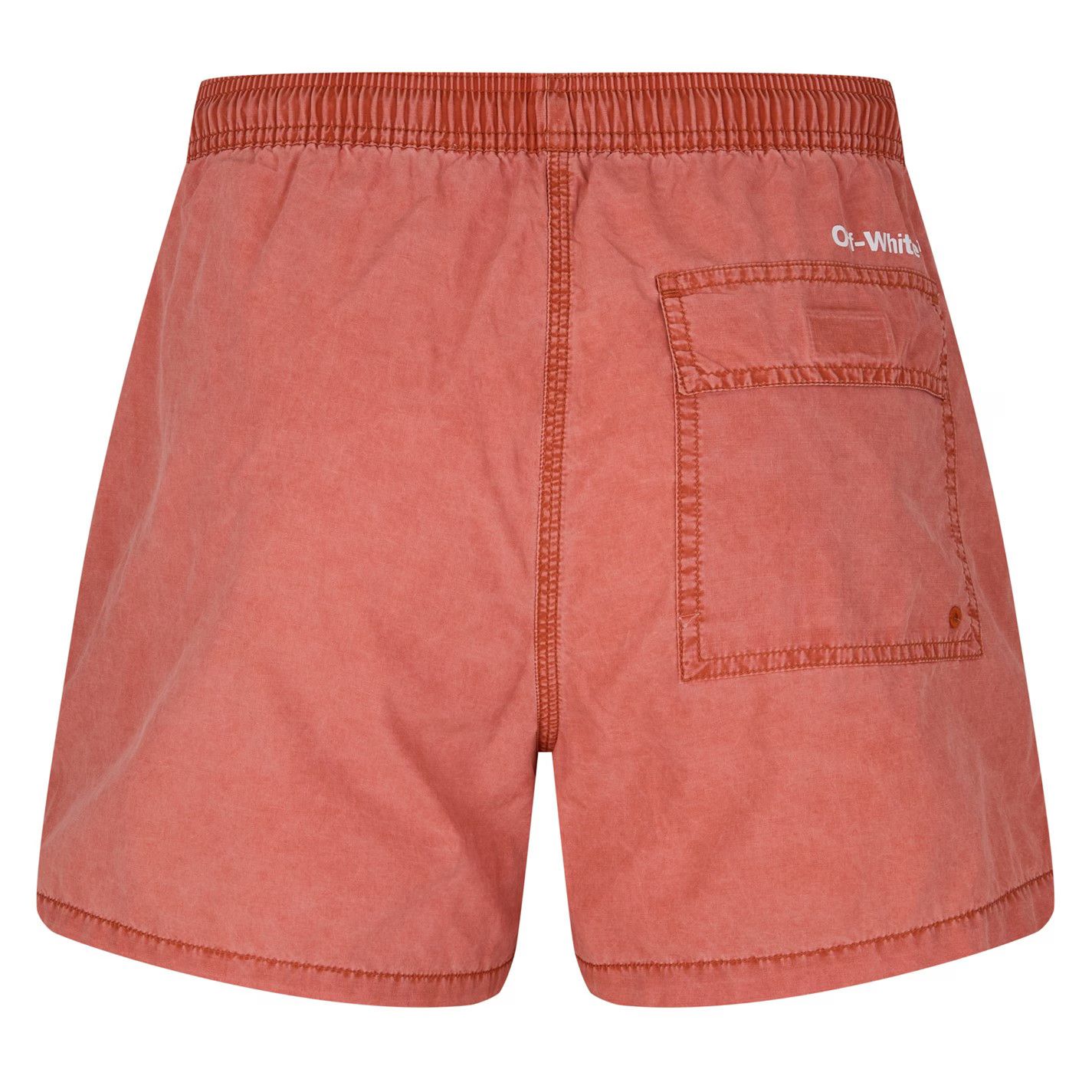 Off-White o1g2r1mq0326 Sunset Motif Swim Shorts in Orange Size US 30 / EU 46 - 2 Thumbnail