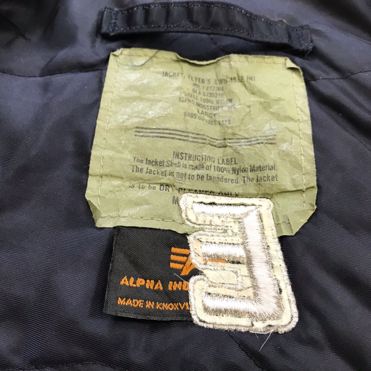 Alpha Industries Vintage Alpha Industries Bomber Jacket CWU-45 Ideal Zipper Size US L / EU 52-54 / 3 - 10 Thumbnail