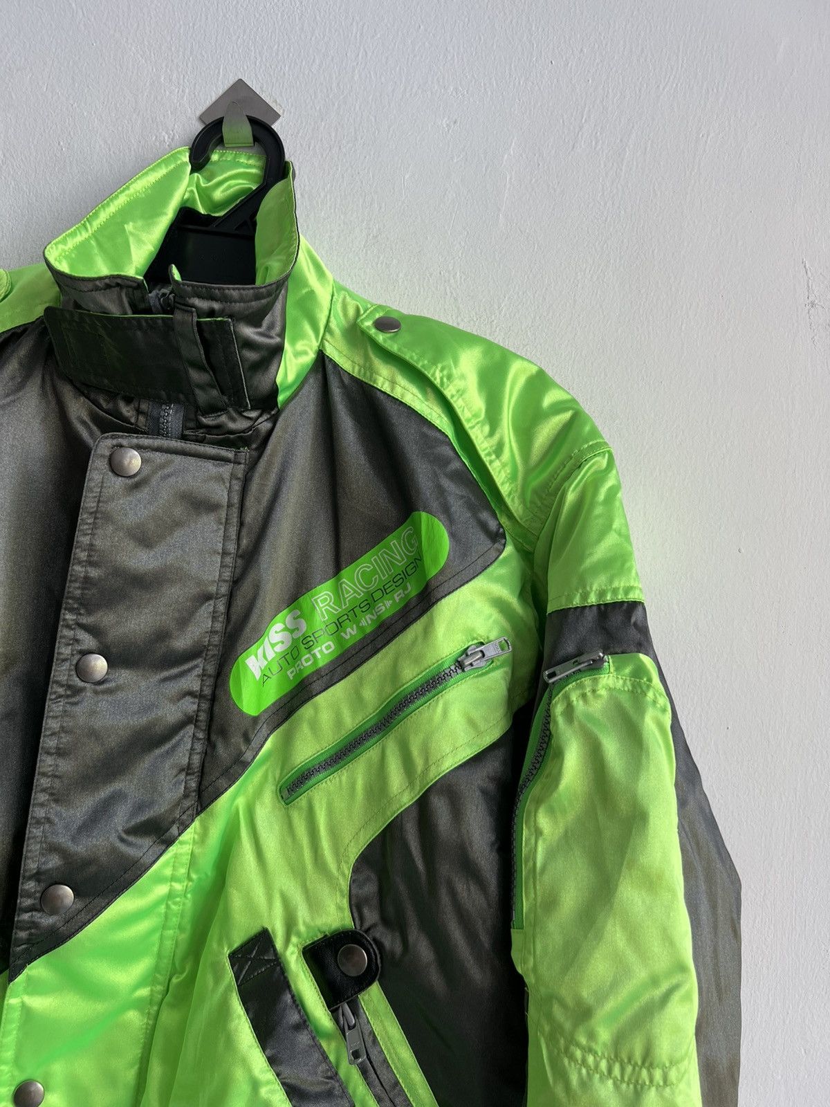 Kadoya Vintage 1980s Kiss Racing Team Akira Tech Wear Bomber Jacket Size US M / EU 48-50 / 2 - 3 Thumbnail