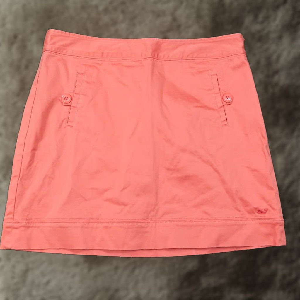 Vineyard Vines Vineyard Vines Skirt Womens 10 Pink Straight Pencil Short Pockets Size 32" / US 10 / IT 46 - 1 Thumbnail