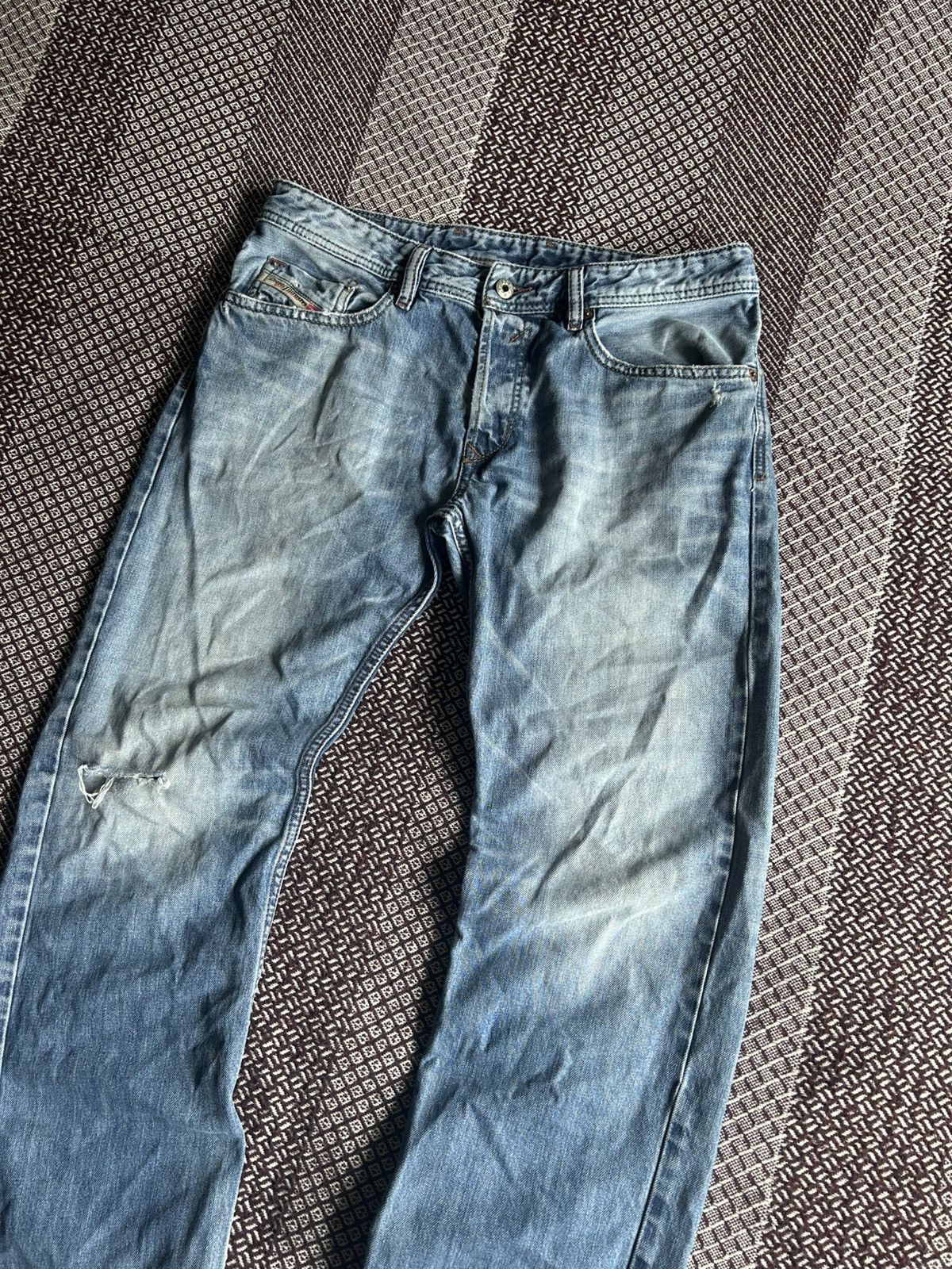 Vintage Vintage Diesel Waykee Denim Jeans Distressed Faded Thrashed Size US 32 / EU 48 - 4 Thumbnail
