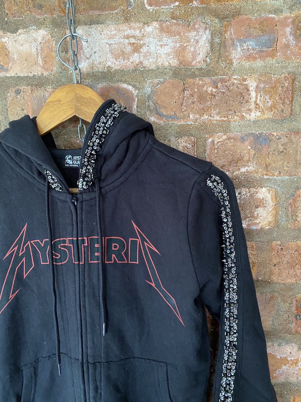Hysteric Glamour HYSTERIC metalica Punk Studs and spike hoodie Size S / US 4 / IT 40 - 5 Thumbnail