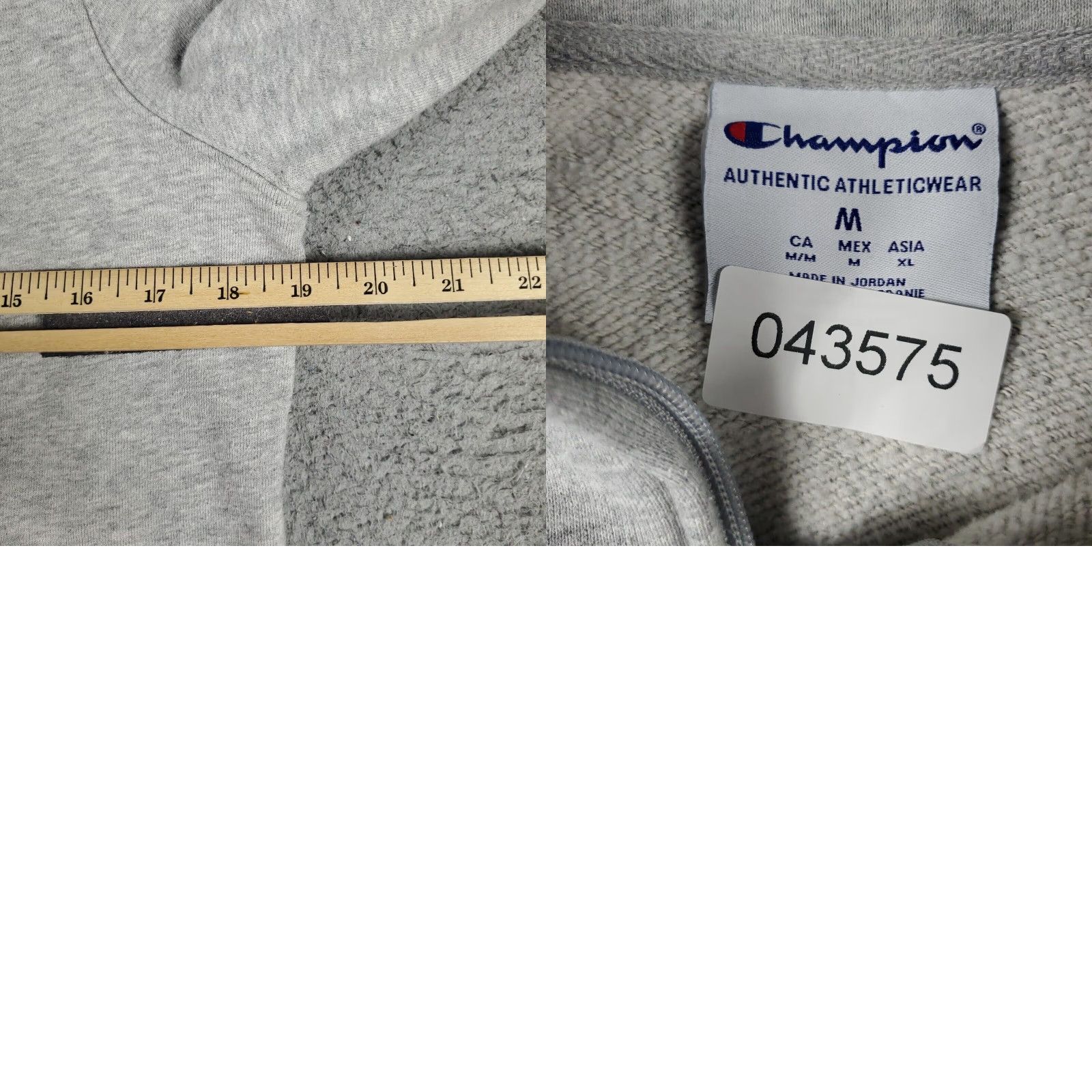 Champion Champion 1/4 Zip Pullover Sweater Womens Medium Gray Solid Knit Long Sleeve Casual Sports Size M / US 6-8 / IT 42-44 - 8 Thumbnail