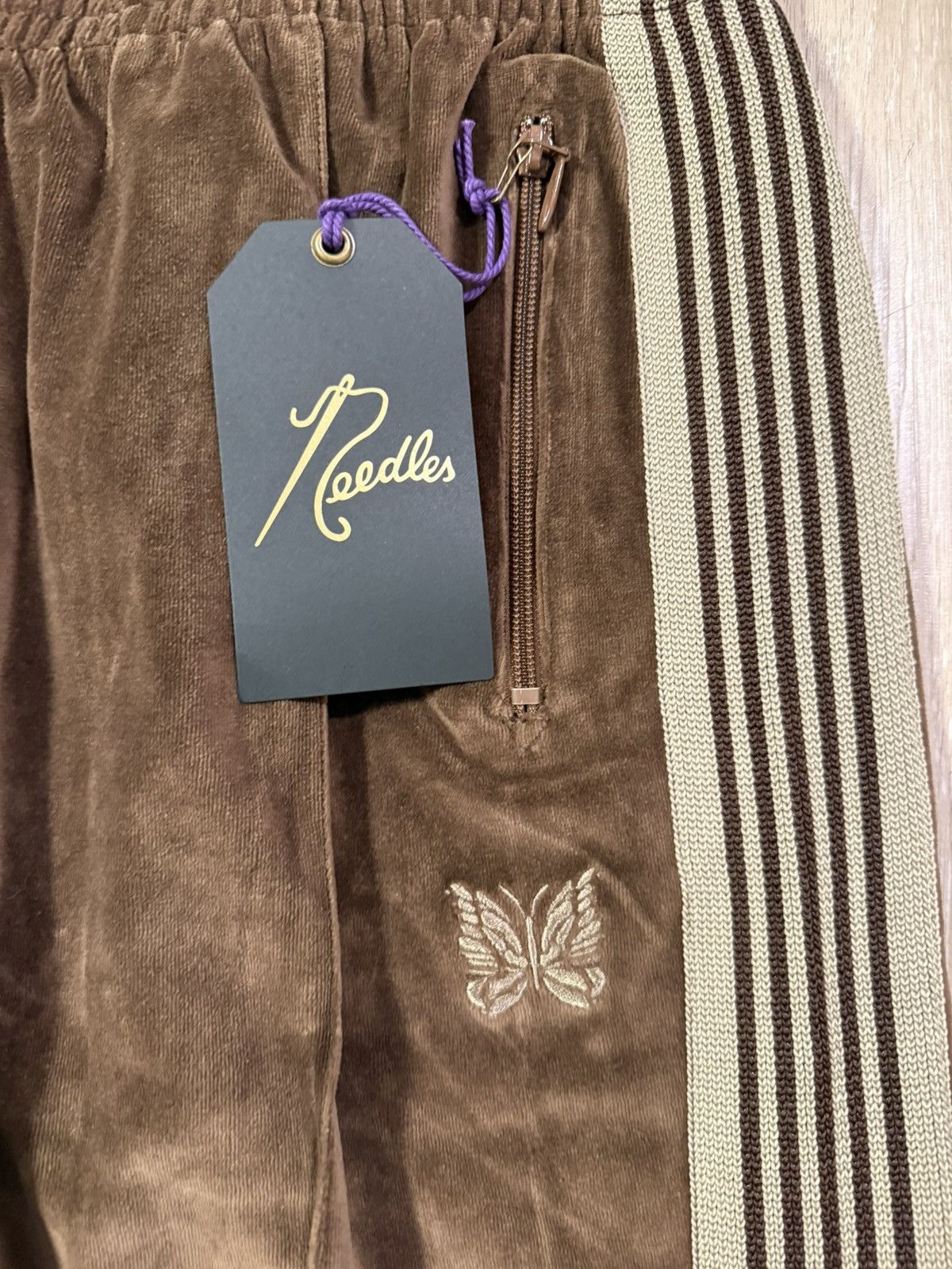 Needles NEEDLES VELOUR NARROW TRACK PANT/SWEATPANTS Size US 34 / EU 50 - 3 Thumbnail