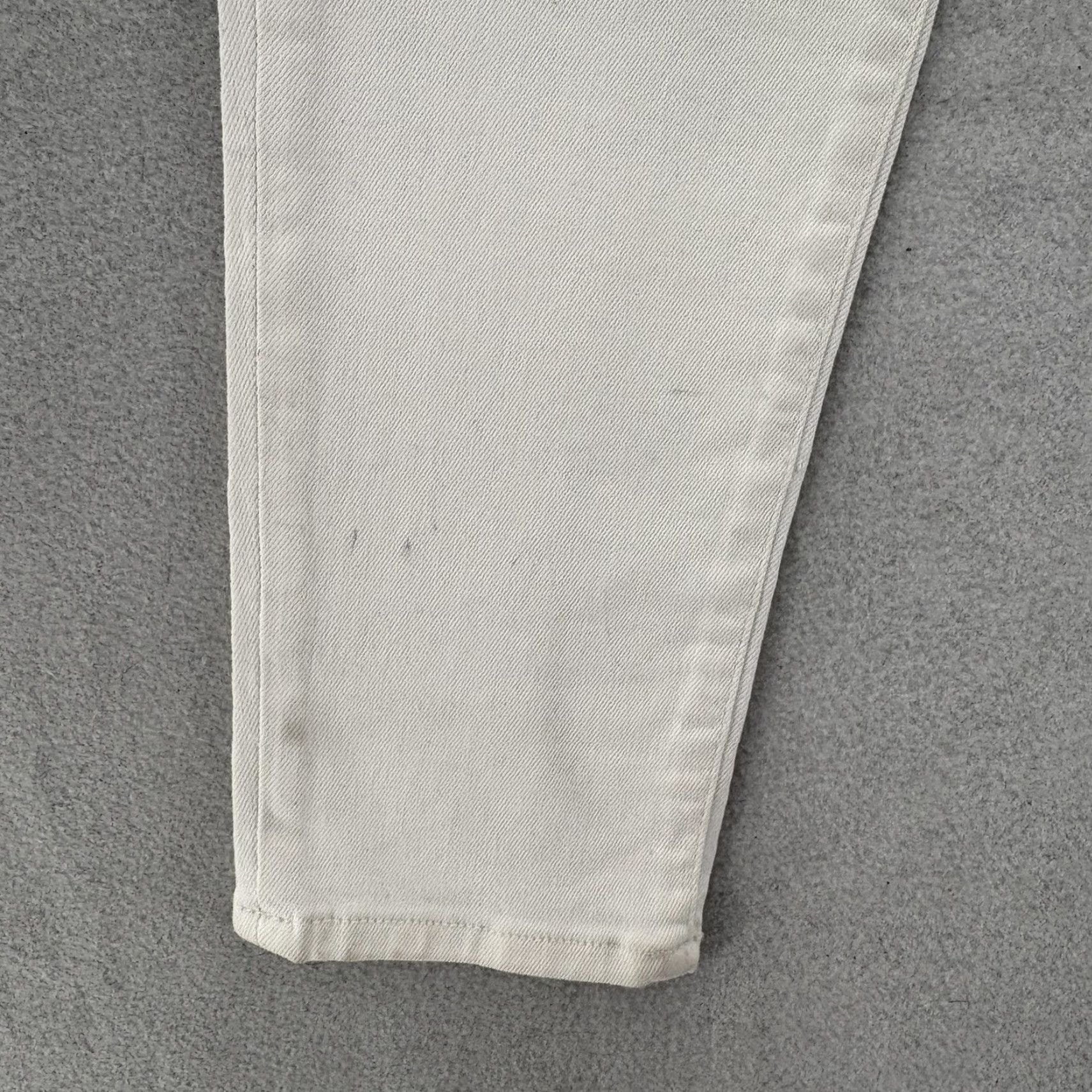 Banana Republic Banana Republic Jeans Womens 32 White Mid Rise Skinny Ankle Stretch Denim NWT Size 24" / US 00 / IT 34 - 4 Thumbnail