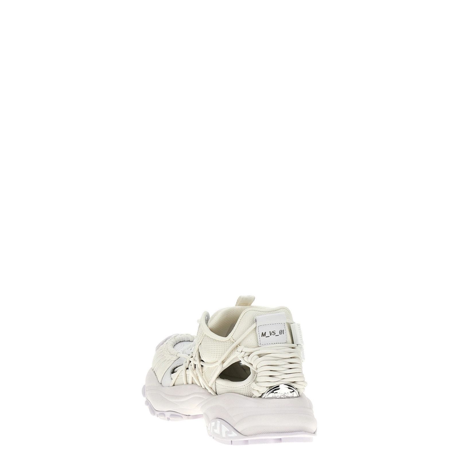 Versace VERSACE Mercury White Leather Sneakers New & Authentic (Size Size US 9 / IT 39 - 5 Thumbnail