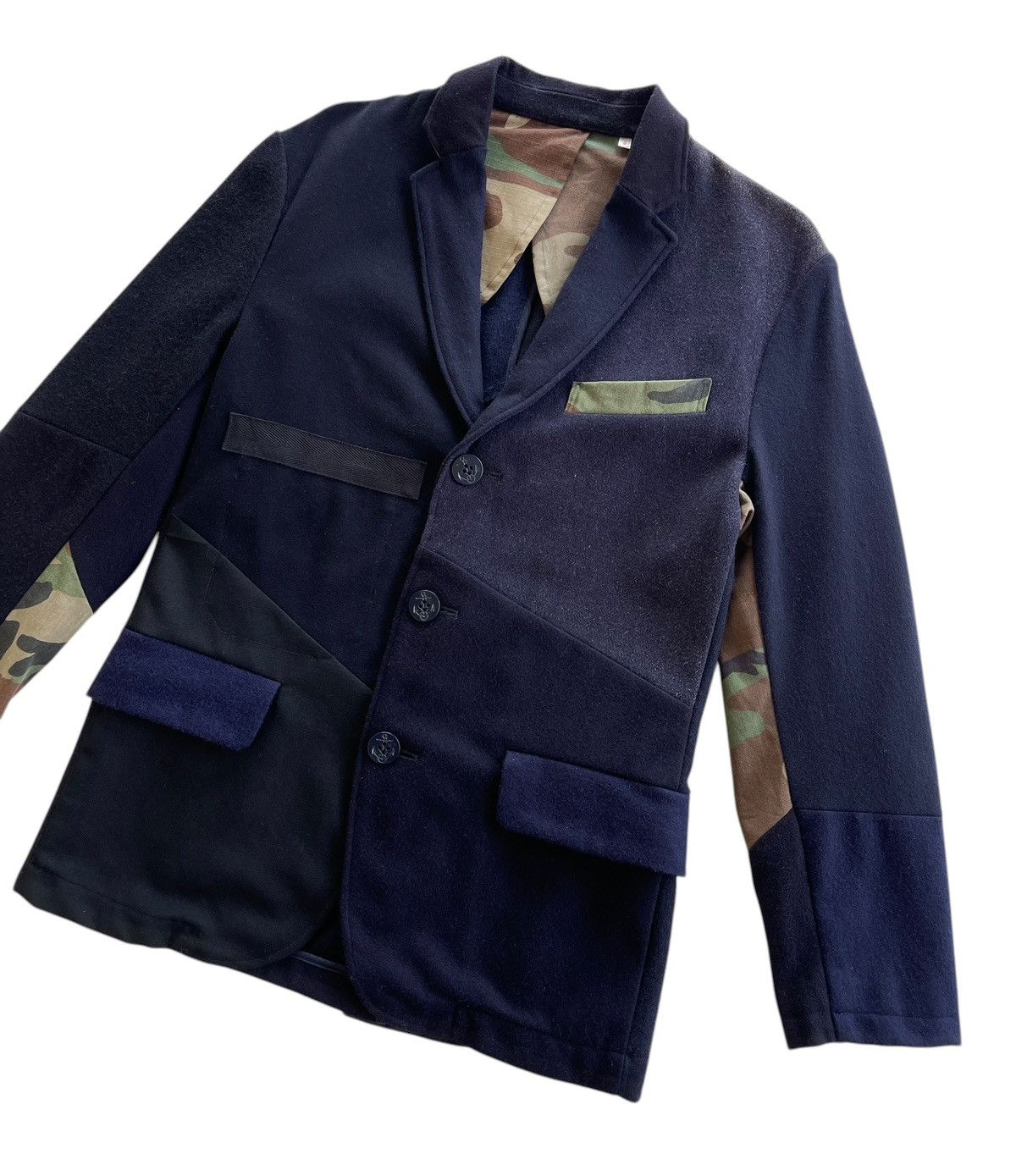 HOLLYWOOD RANCH MARKET H.Ranch Market Remake Patchwork Jacket Size US M / EU 48-50 / 2 - 4 Thumbnail