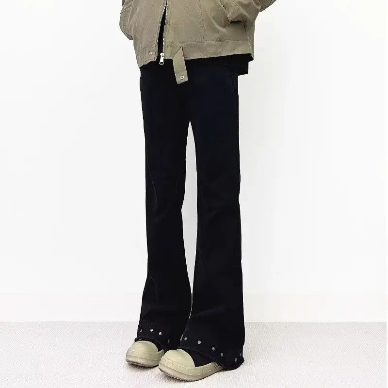 Japanese Brand Retro loose high street micro flared jeans Size US 30 / EU 46 - 2 Thumbnail
