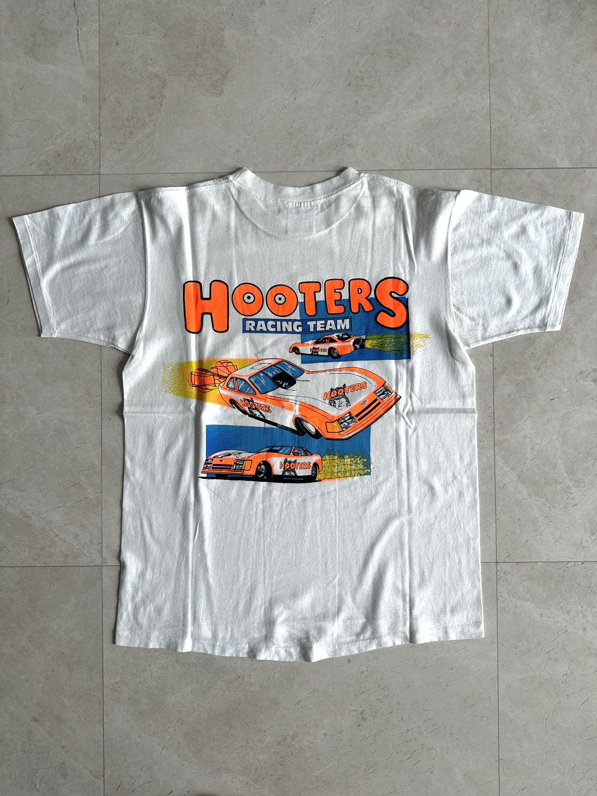 Vintage Hooters Racing Team T-Shirt Size US L / EU 52-54 / 3 - 1 Thumbnail