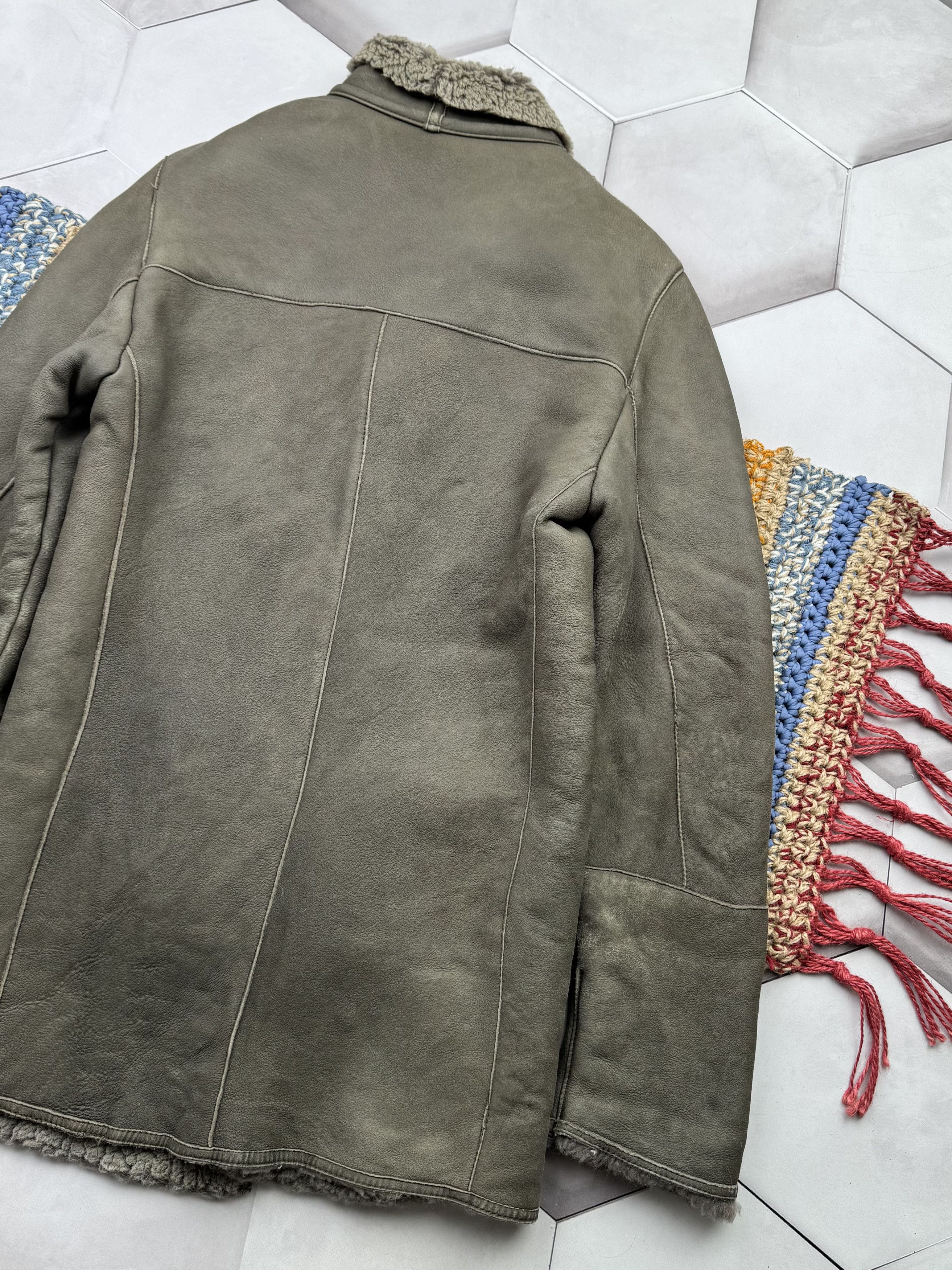 Japanese Brand Vintage Real Sheepskin Coat (E4) Size US XS / EU 42 / 0 - 10 Thumbnail